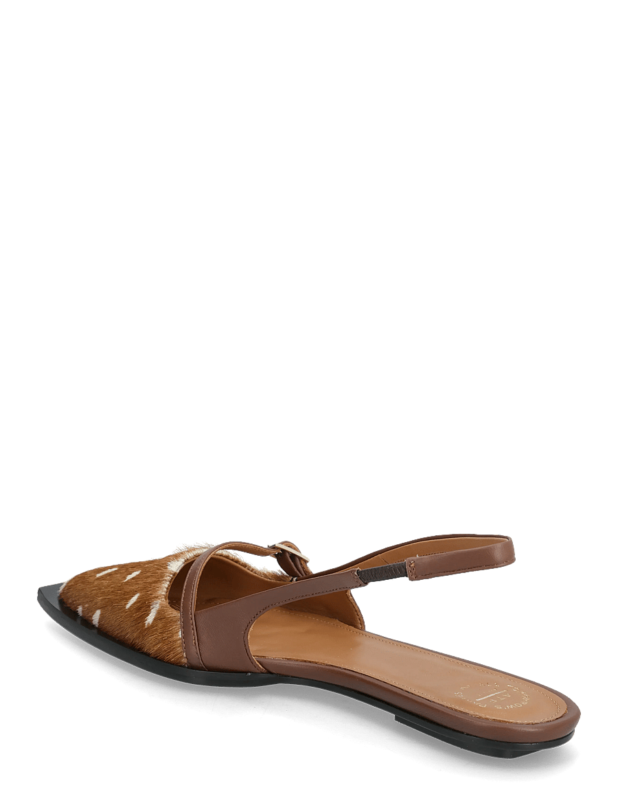 ATP Atelier - Cortina Cannella Printed Cerbiatto Pony/Nappa - special occasions - cannella - 2