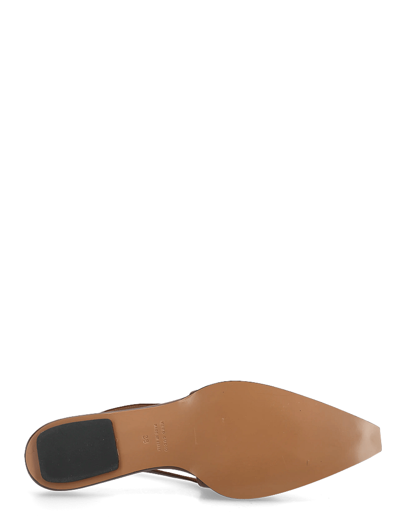 ATP Atelier - Cortina Cannella Printed Cerbiatto Pony/Nappa - madalad slingback-kingad - cannella - 4