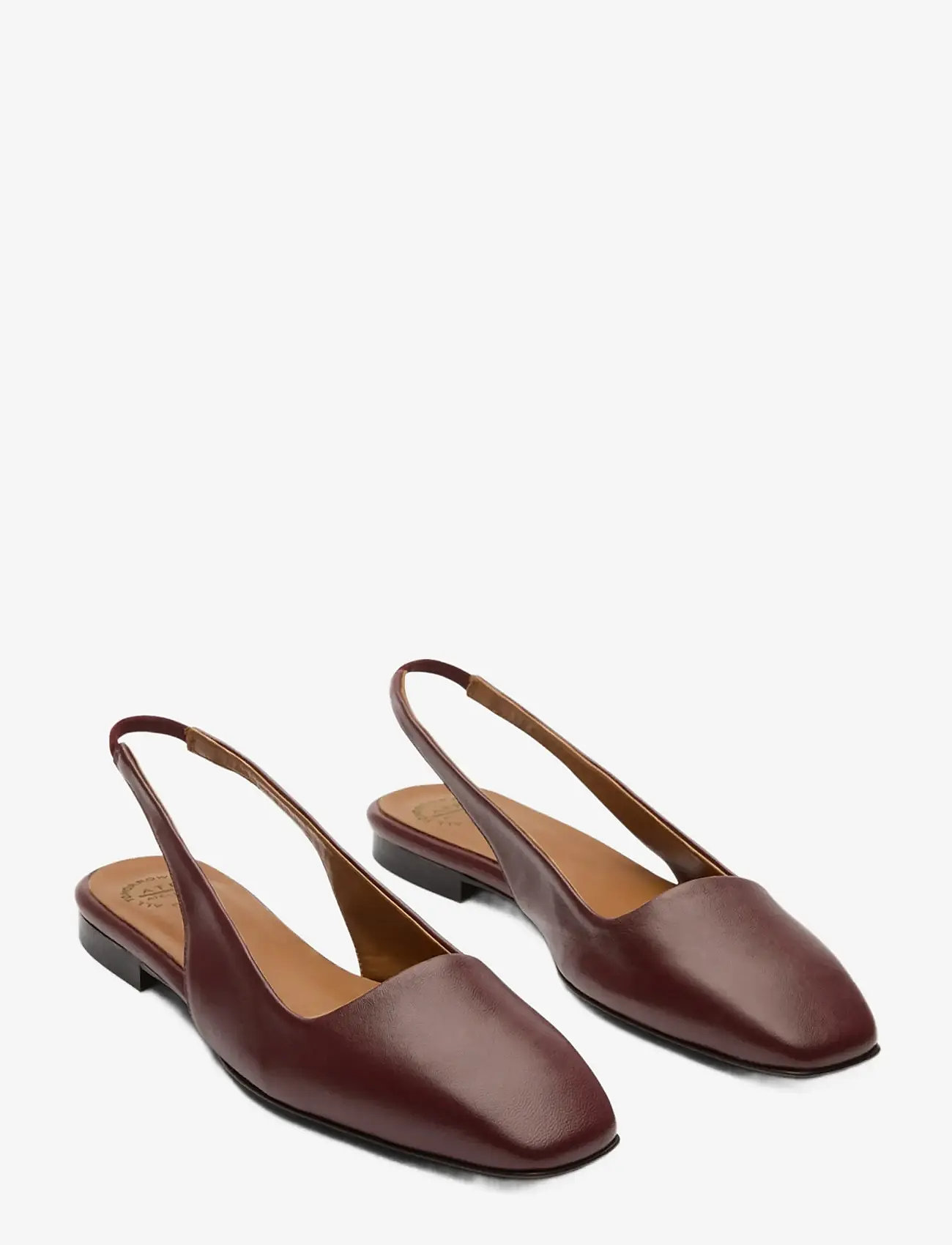 ATP Atelier - Plesio Grumello Nappa - platta slingbacks - grumello - 1