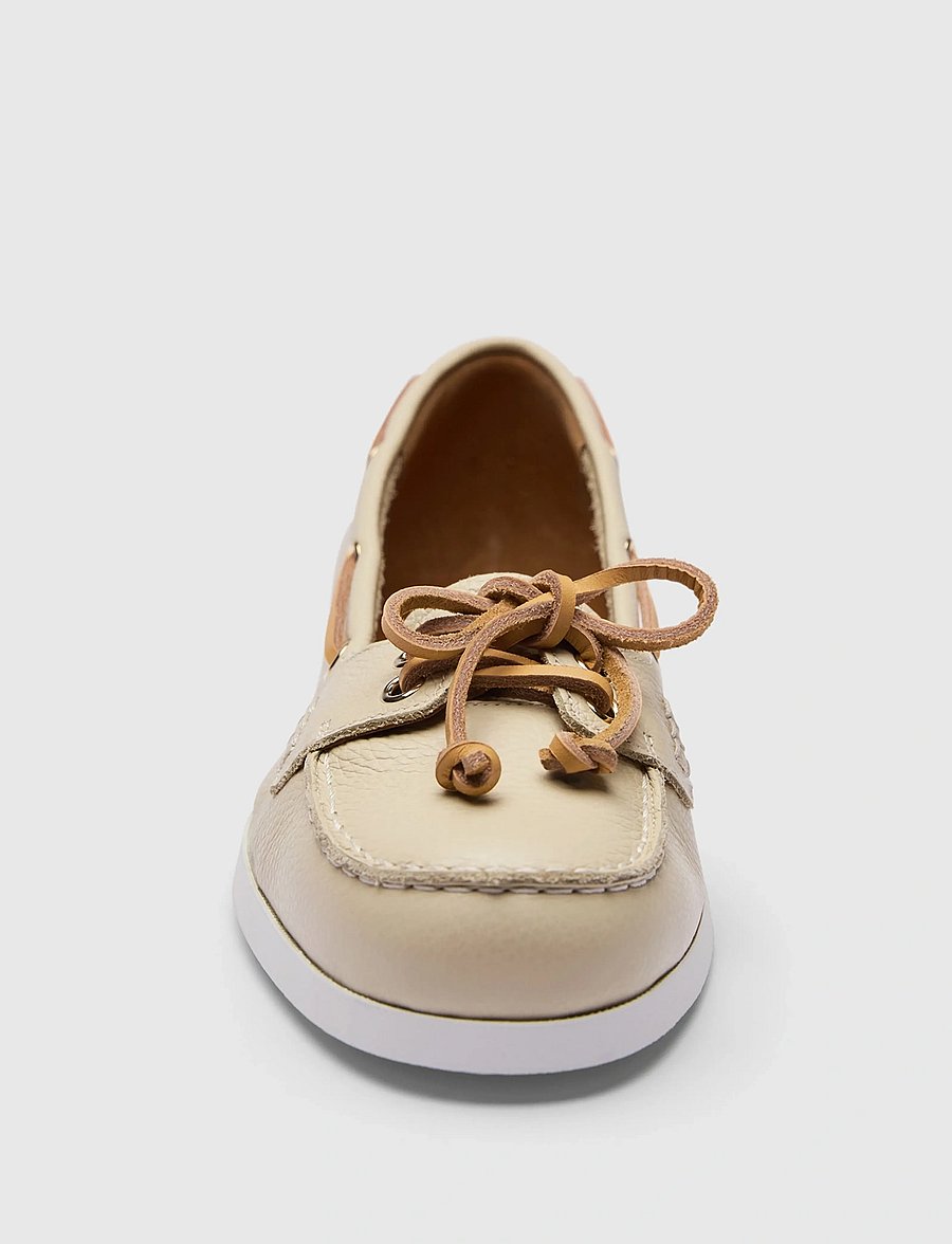 ATP Atelier - Nesso Mandorla Grained Calf - purjekingad - mandorla - 0