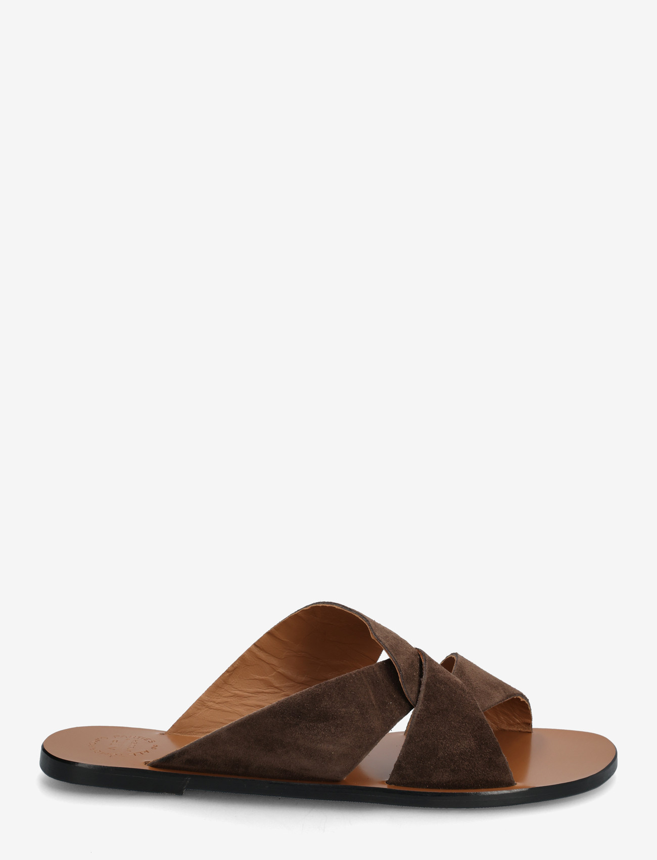 ATP Atelier - Allai Walnut Suede - flat sandals - walnut - 2