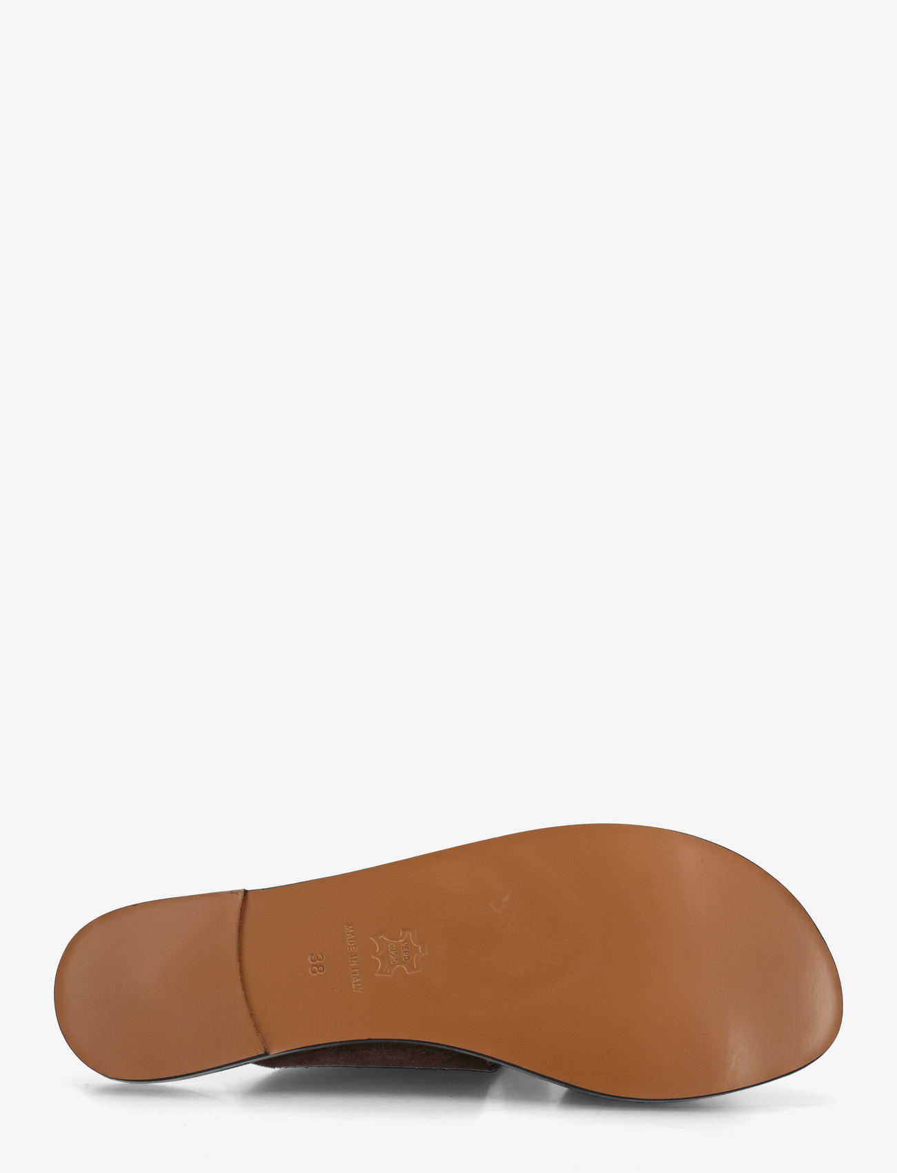 ATP Atelier - Allai Walnut Suede - flat sandals - walnut - 5