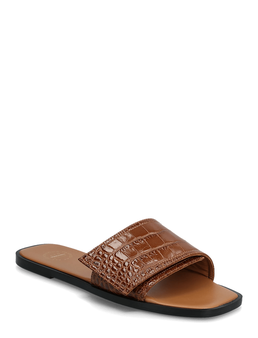 ATP Atelier - Tirano Cannella Printed Croco - flade sandaler - cannella - 0