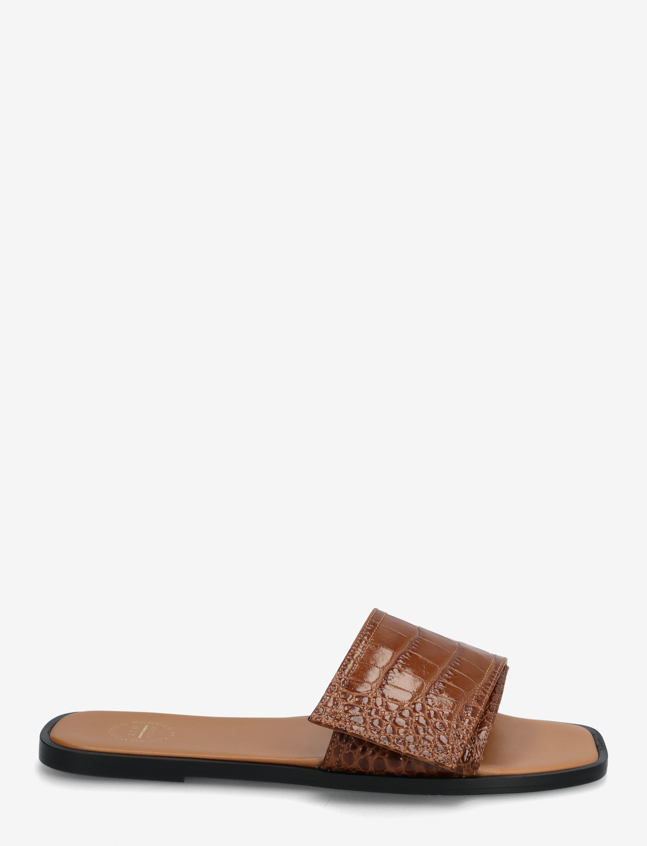 ATP Atelier - Tirano Cannella Printed Croco - flat mules - cannella - 1