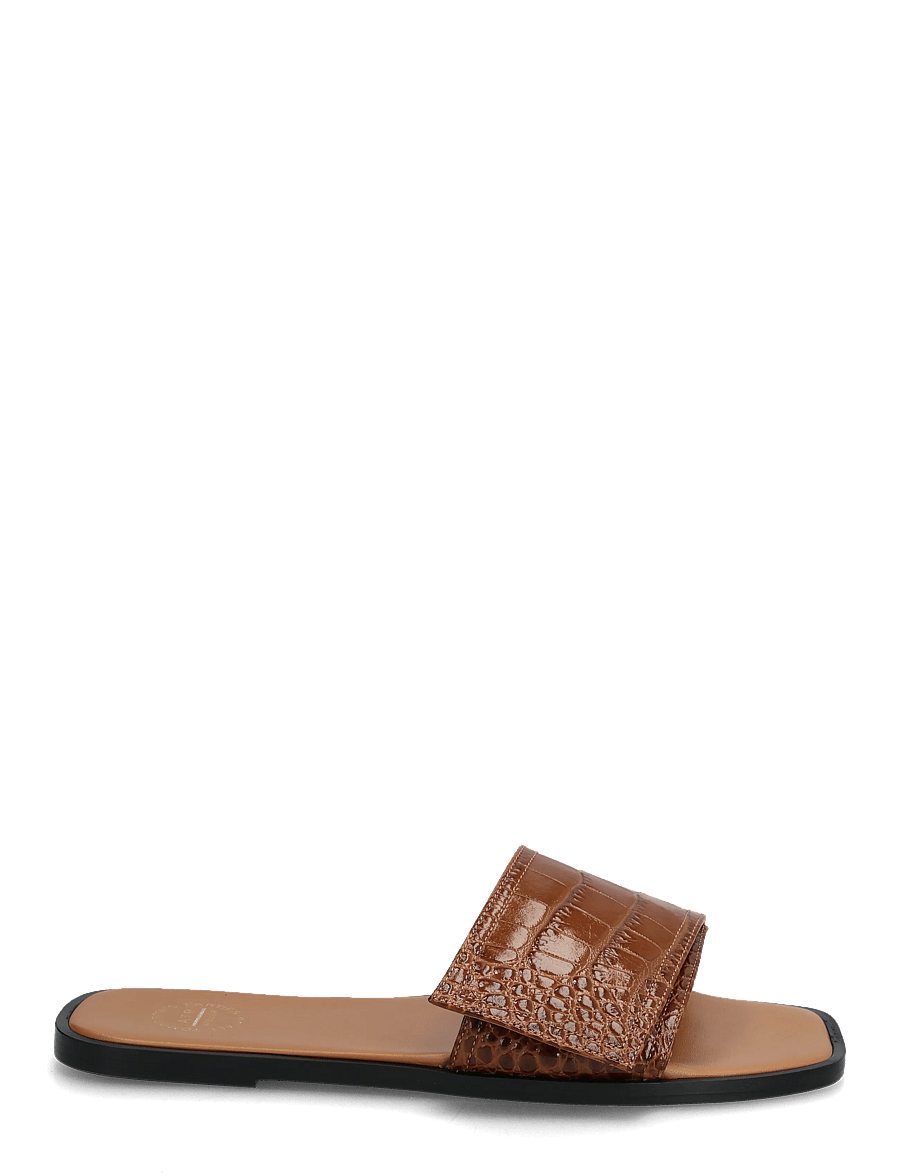 ATP Atelier - Tirano Cannella Printed Croco - flade sandaler - cannella - 1