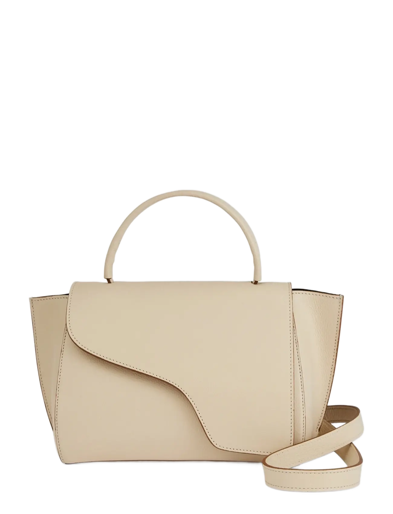 ATP Atelier Arezzo Mandorla Grained Calf - Väskor - MANDORLA / cream