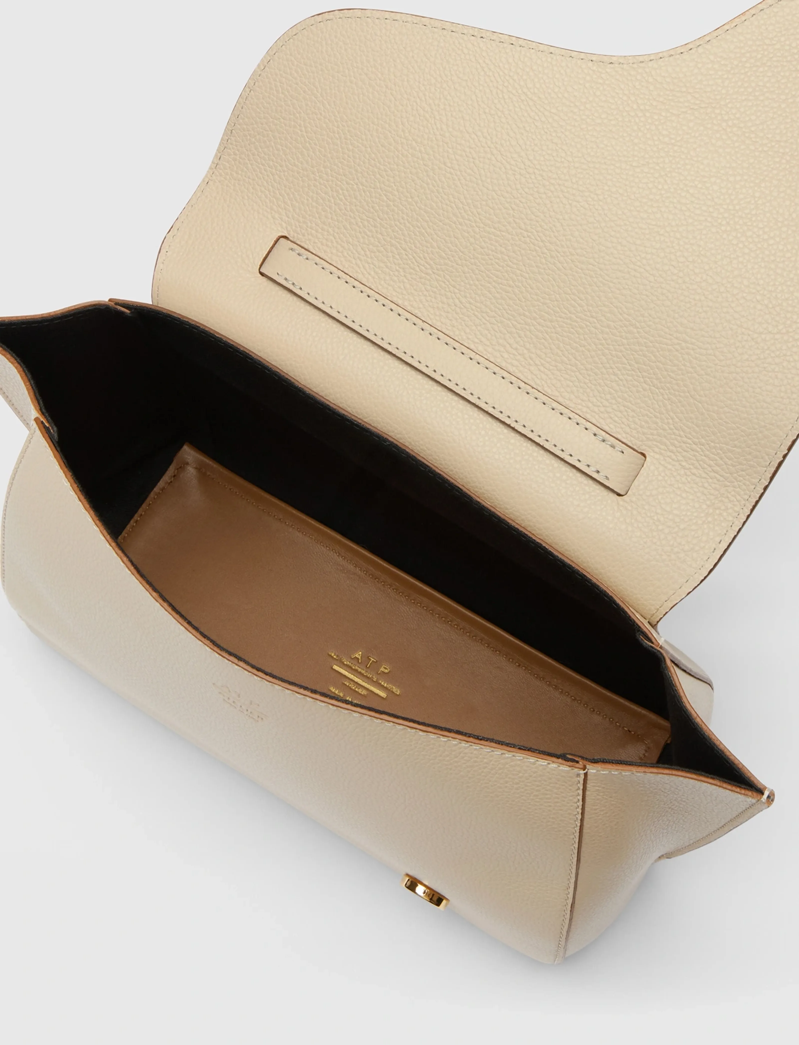 ATP Atelier - Arezzo Mandorla Grained Calf - top handle tasker - mandorla - 2