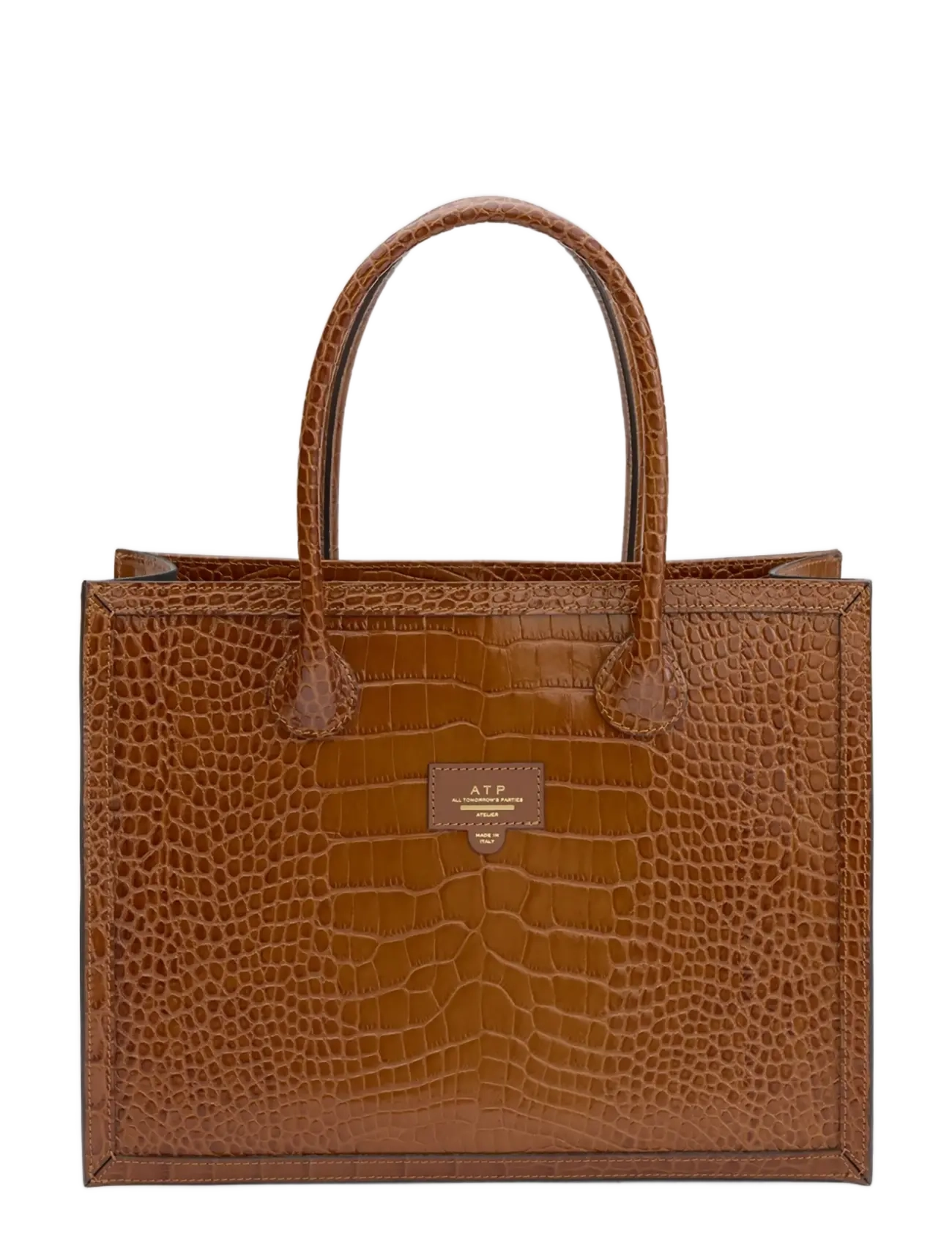 ATP Atelier Montefalcione Cannella Printed Croco - Nyheder - CANNELLA / brown