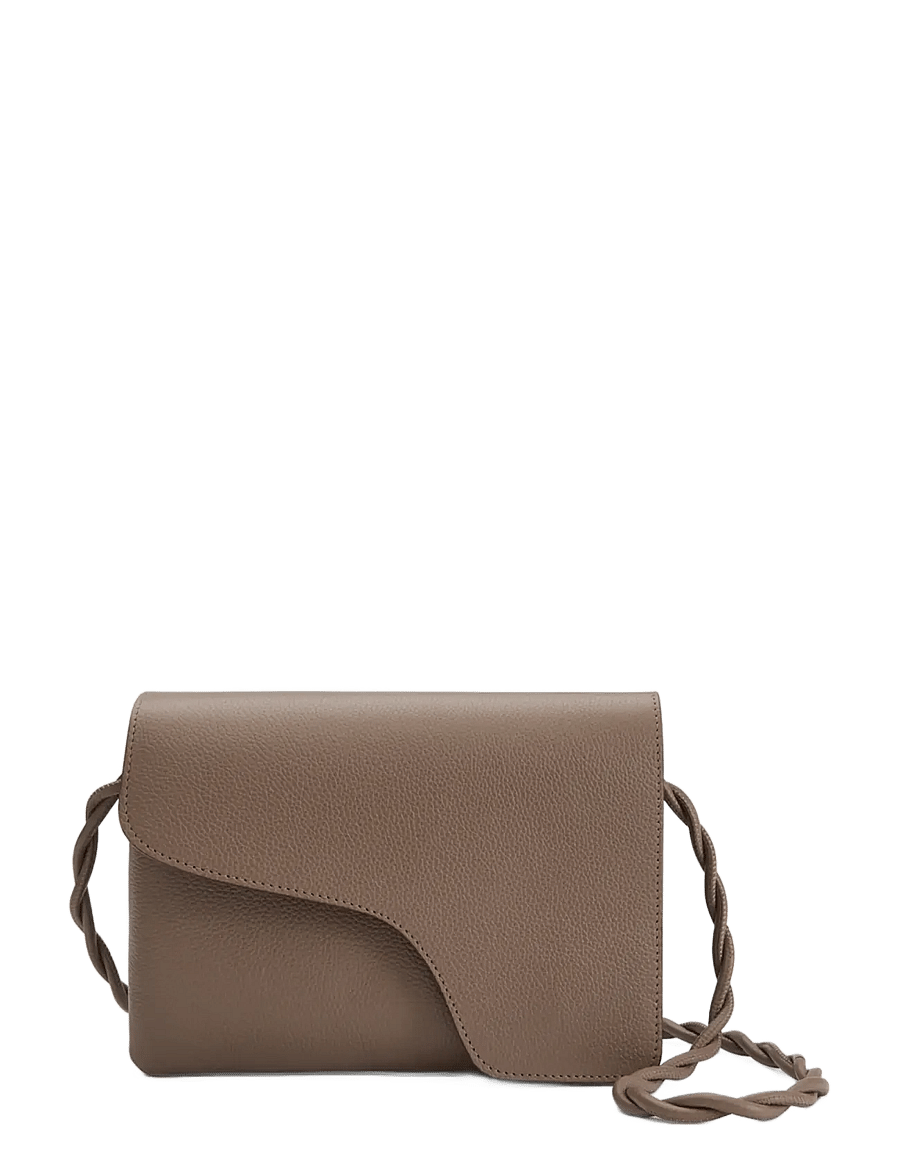 ATP Atelier - Duronia Tahini Double Faced Grained Calf - shoulder bags - tahini - 0