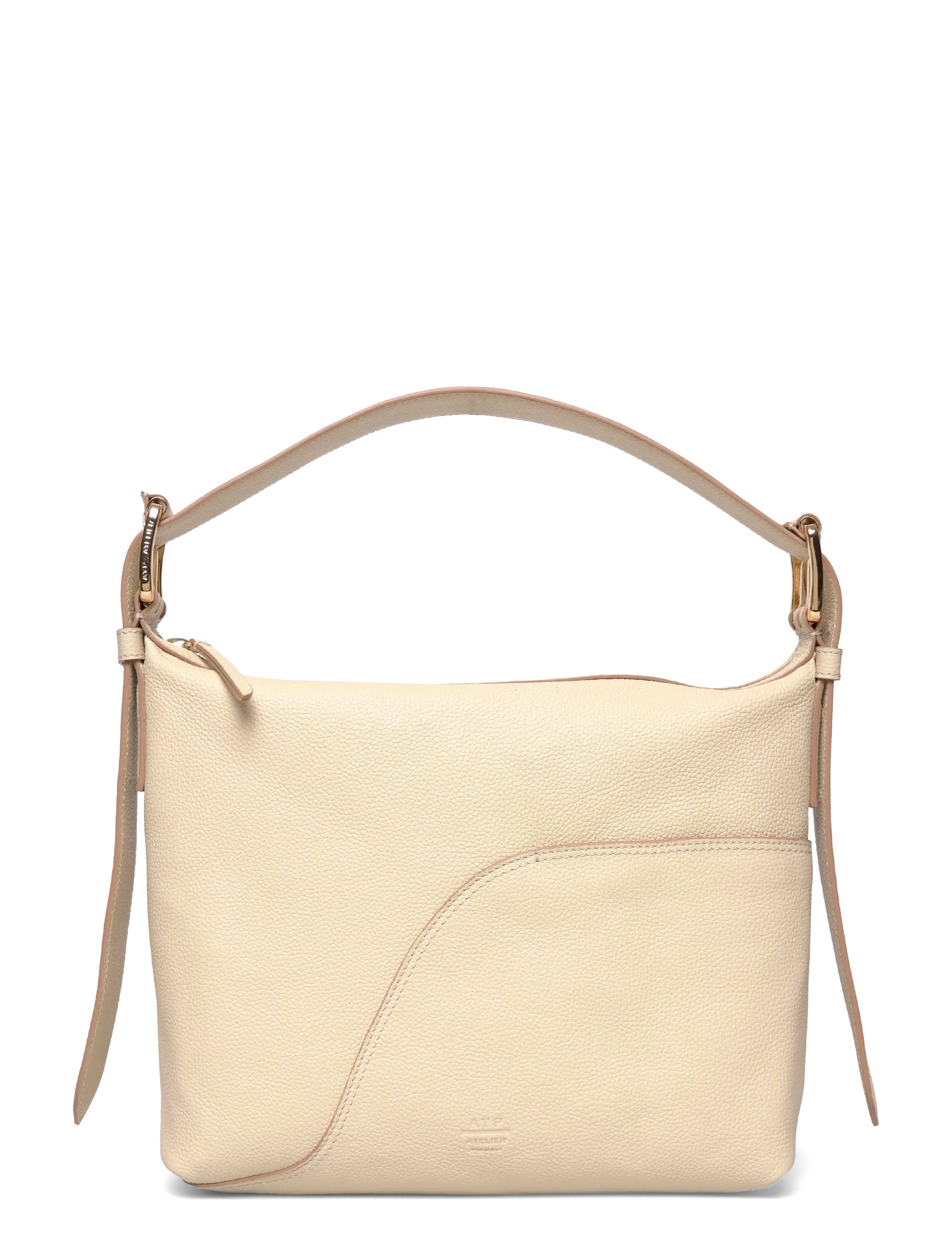 ATP ATELIER Bassanina Mandorla Grained Calf Cream - One Size - Damen