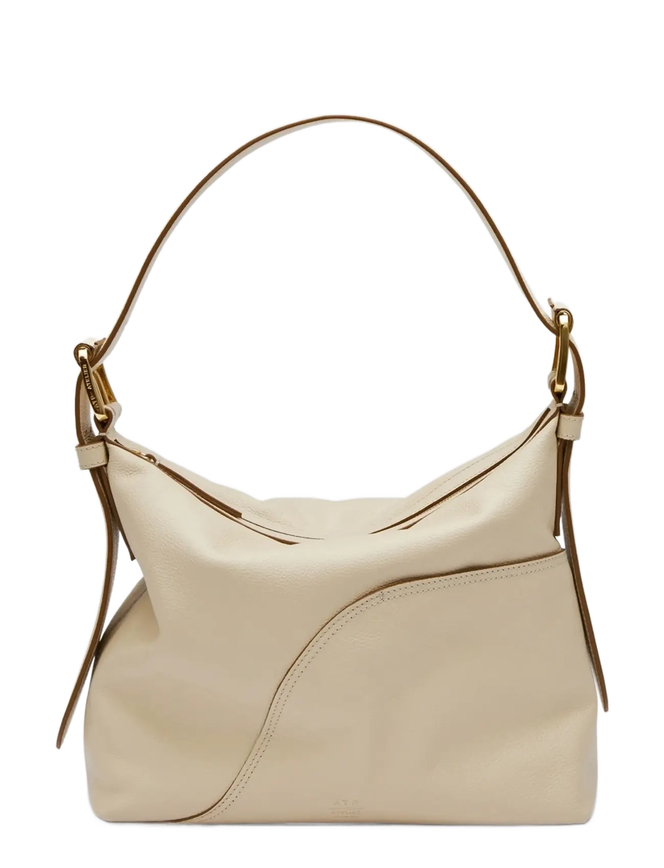 ATP Atelier Bassanina Mandorla Grained Calf - Tasker - MANDORLA / cream