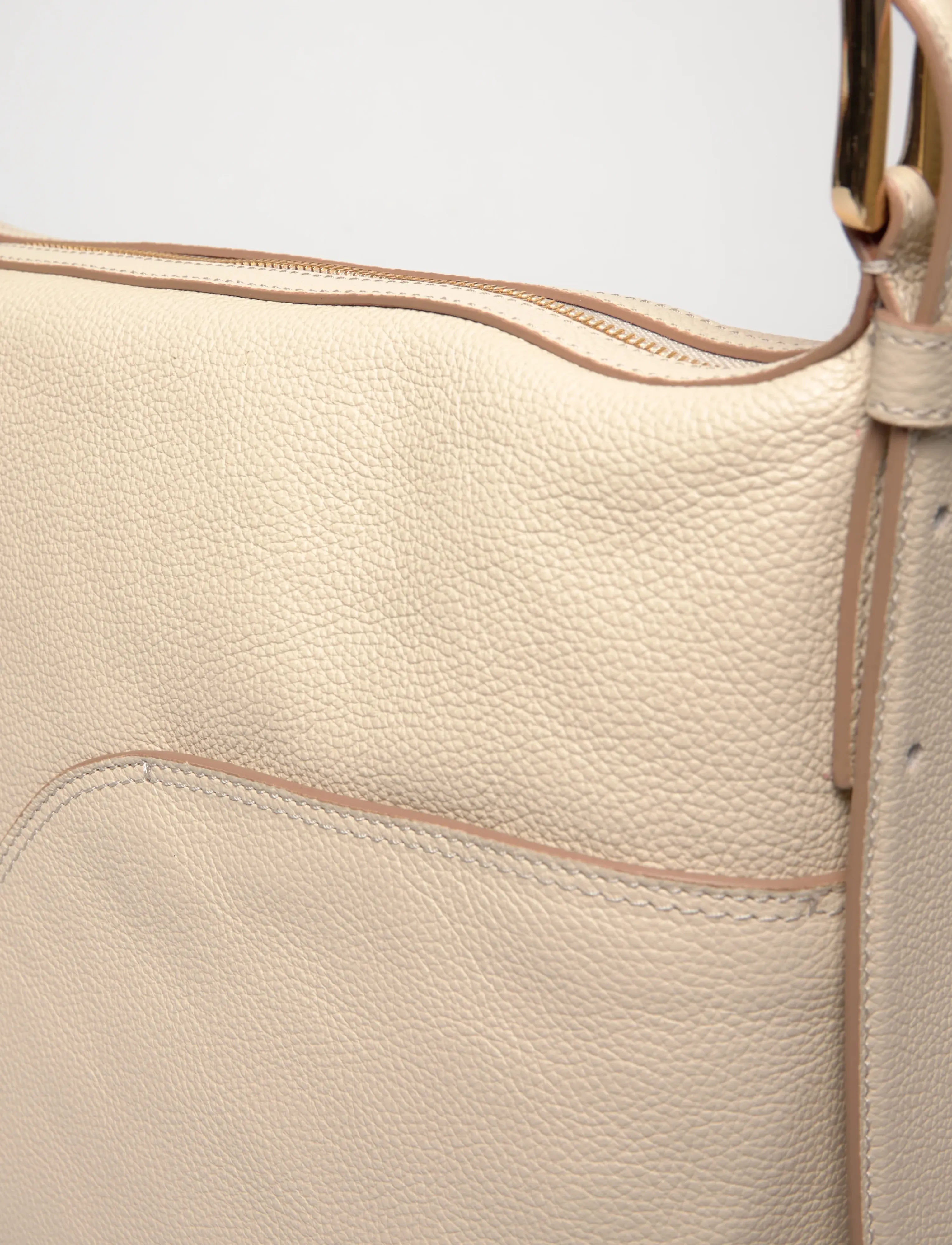 ATP Atelier - Bassanina Mandorla Grained Calf - top handle tasker - mandorla - 4