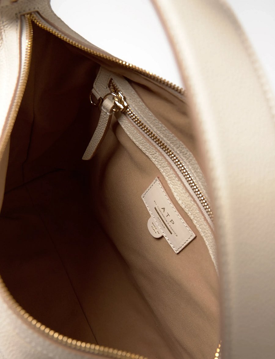 ATP Atelier - Bassanina Mandorla Grained Calf - top handle - mandorla - 5