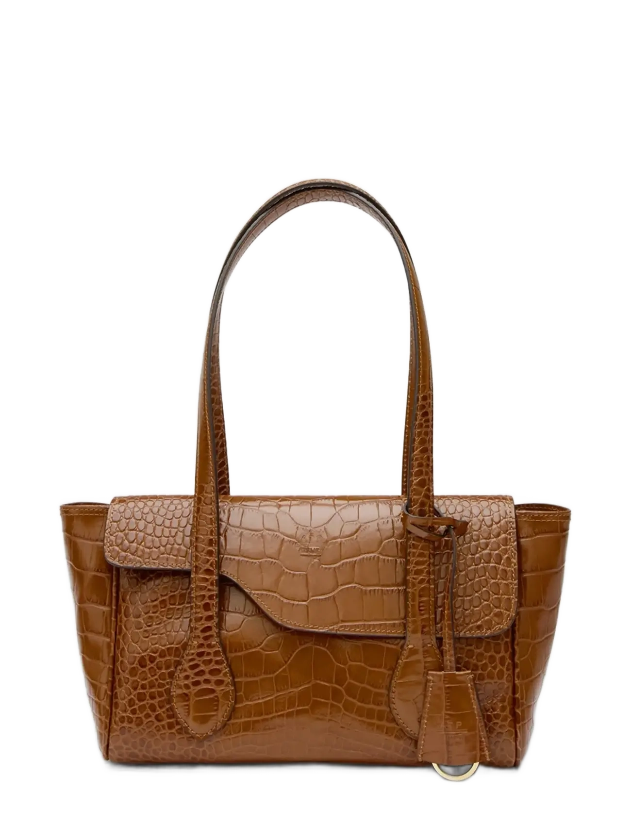ATP ATELIER Eira Cannella Printed Croco Braun - One Size - Damen
