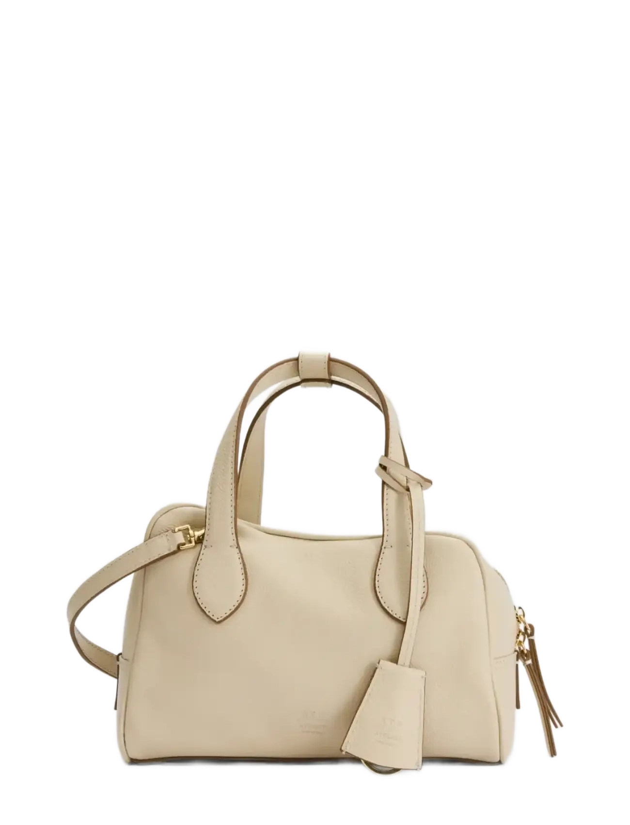 ATP ATELIER Ormelle Mandorla Grained Calf Cream - One Size - Damen