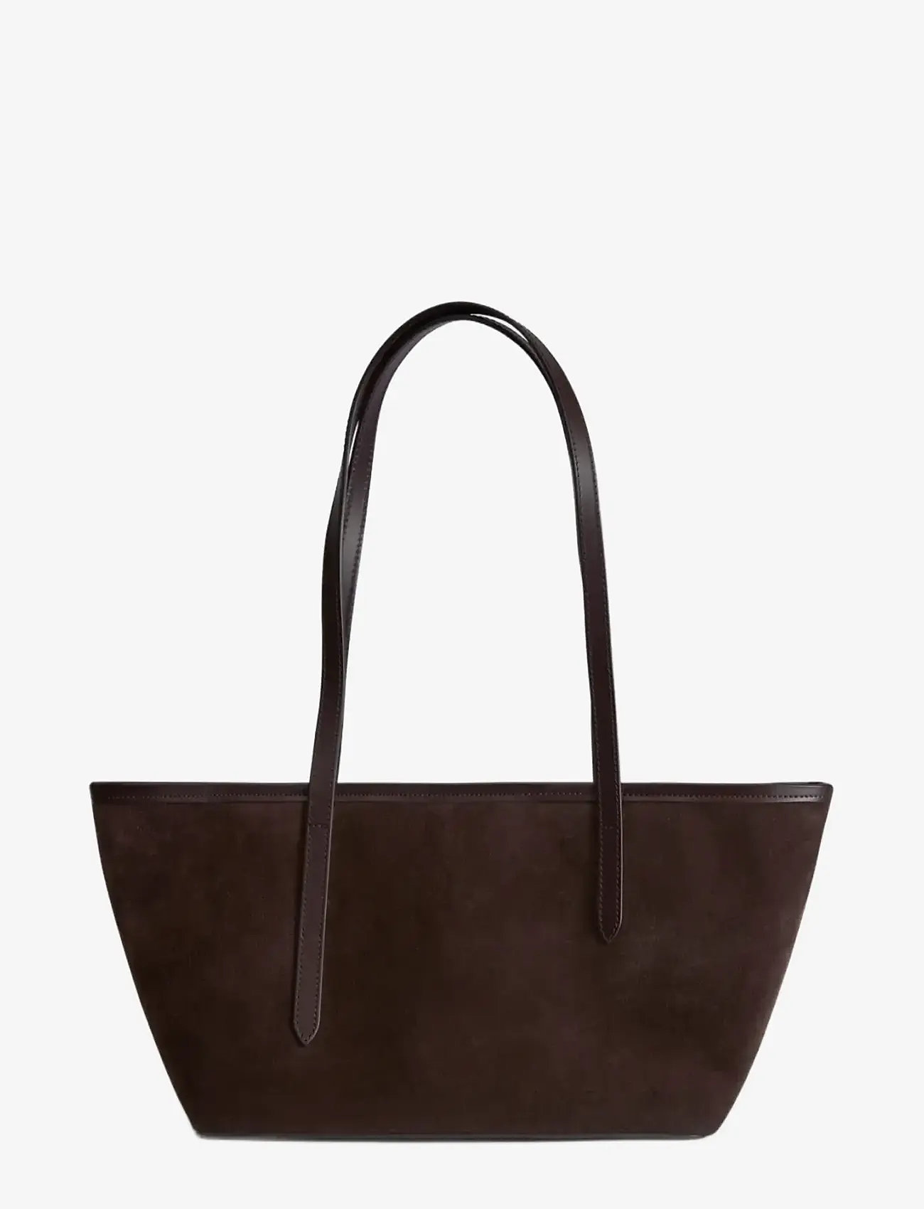 ATP Atelier - Gaiba Walnut Suede/Vacchetta - shoppers - walnut - 1