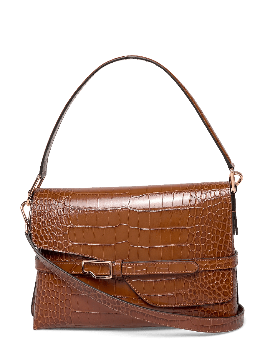 ATP Atelier - Lierna Cannella Printed Croco - top handle tasker - cannella - 0