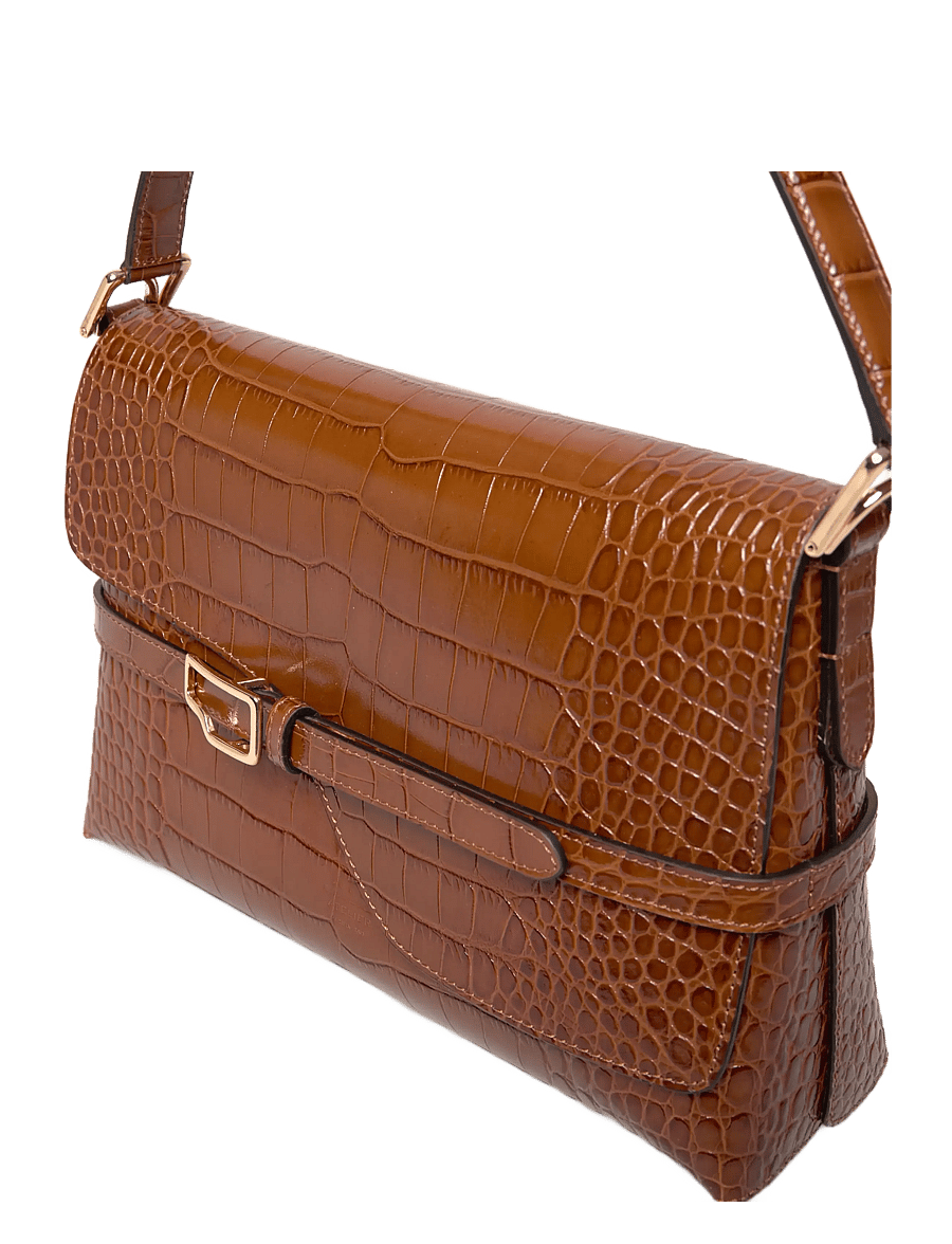 ATP Atelier - Lierna Cannella Printed Croco - top handle tasker - cannella - 3