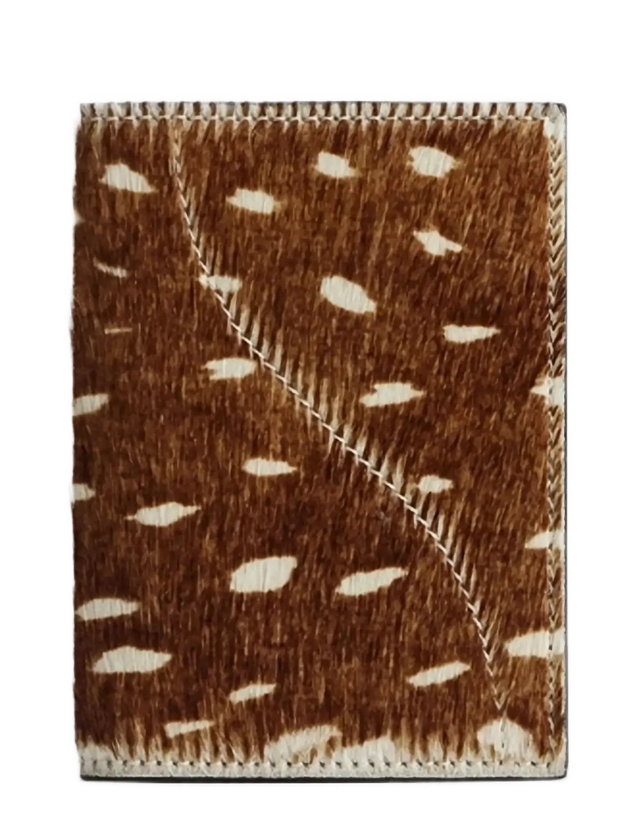 ATP Atelier Jelsi Cannella Printed Cerbiatto Pony/Vacchetta Passport Holder, One Size, Brown, Kortholdere Og Punge > Kortholder, Dame