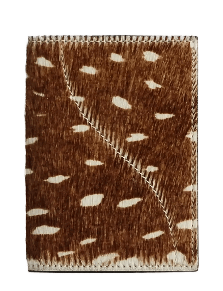 ATP Atelier - Jelsi Cannella Printed Cerbiatto Pony/Vacchetta Passport holder - purses - cannella - 0