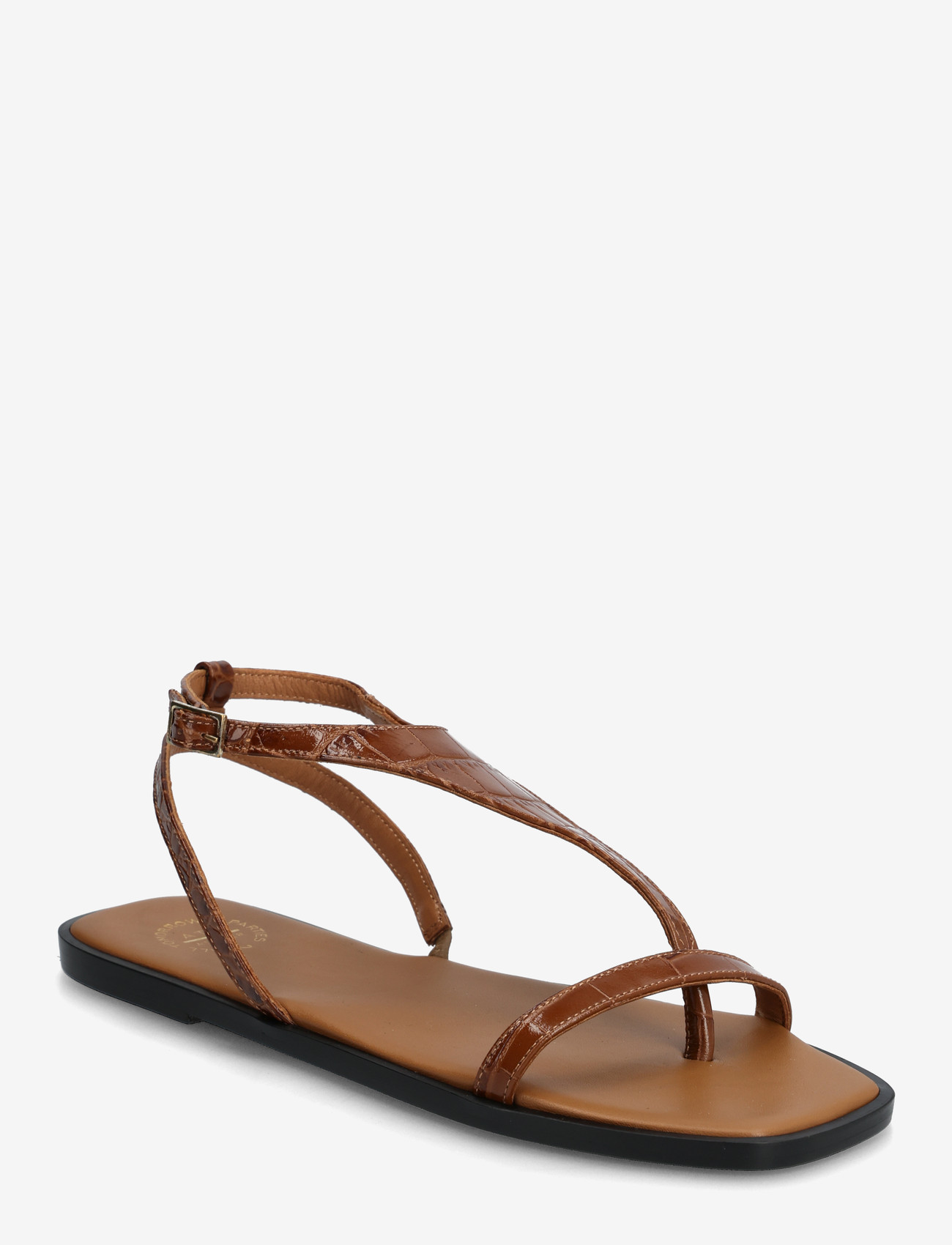 ATP Atelier - Livo Cannella Printed Croco - flade sandaler - cannella - 0