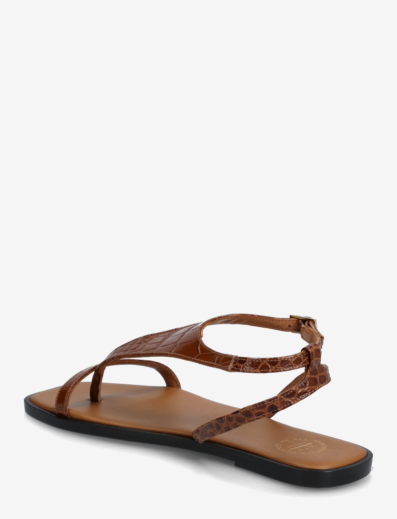 ATP Atelier - Livo Cannella Printed Croco - flade sandaler - cannella - 2