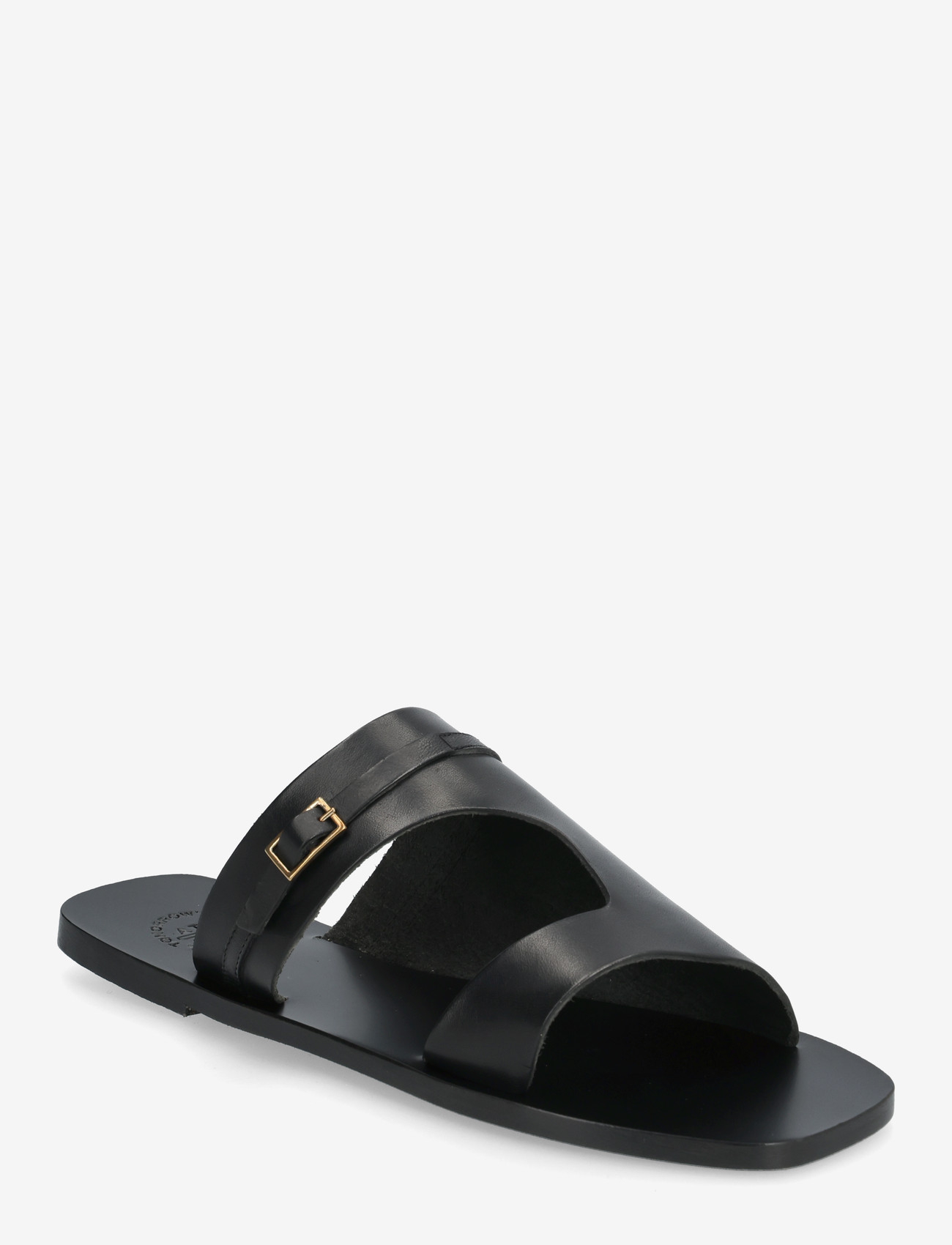 ATP Atelier - Varna Black Vacchetta - flade sandaler - black - 0