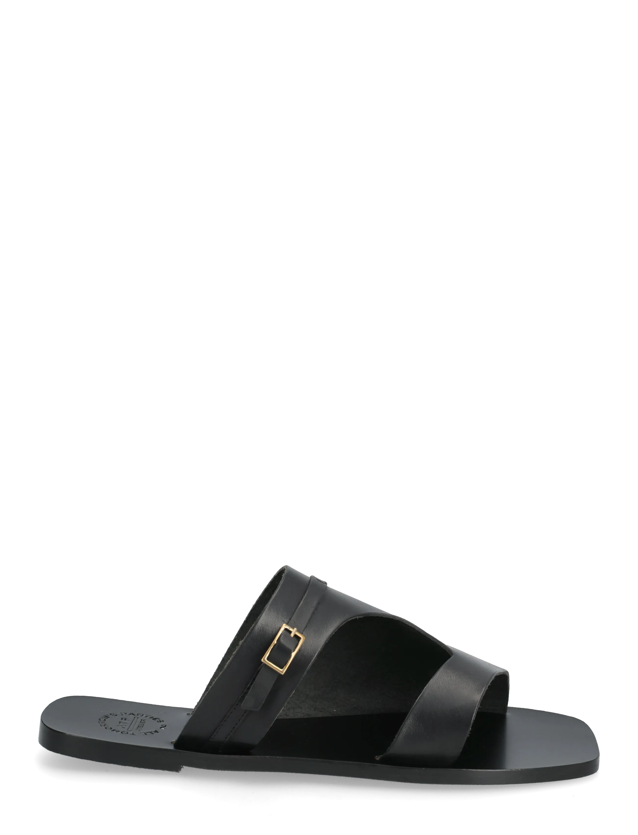 ATP Atelier - Varna Black Vacchetta - flatir sandalar - black - 1
