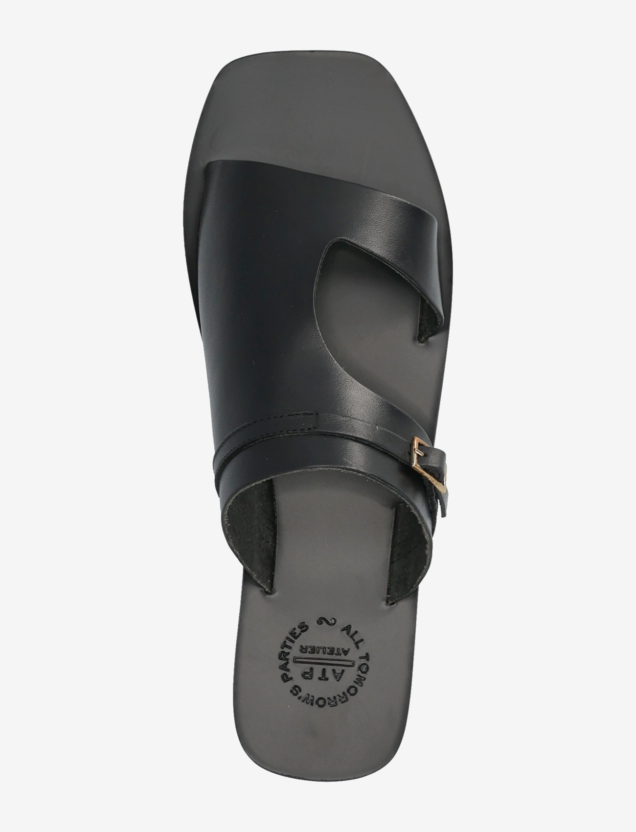 ATP Atelier - Varna Black Vacchetta - flade sandaler - black - 3