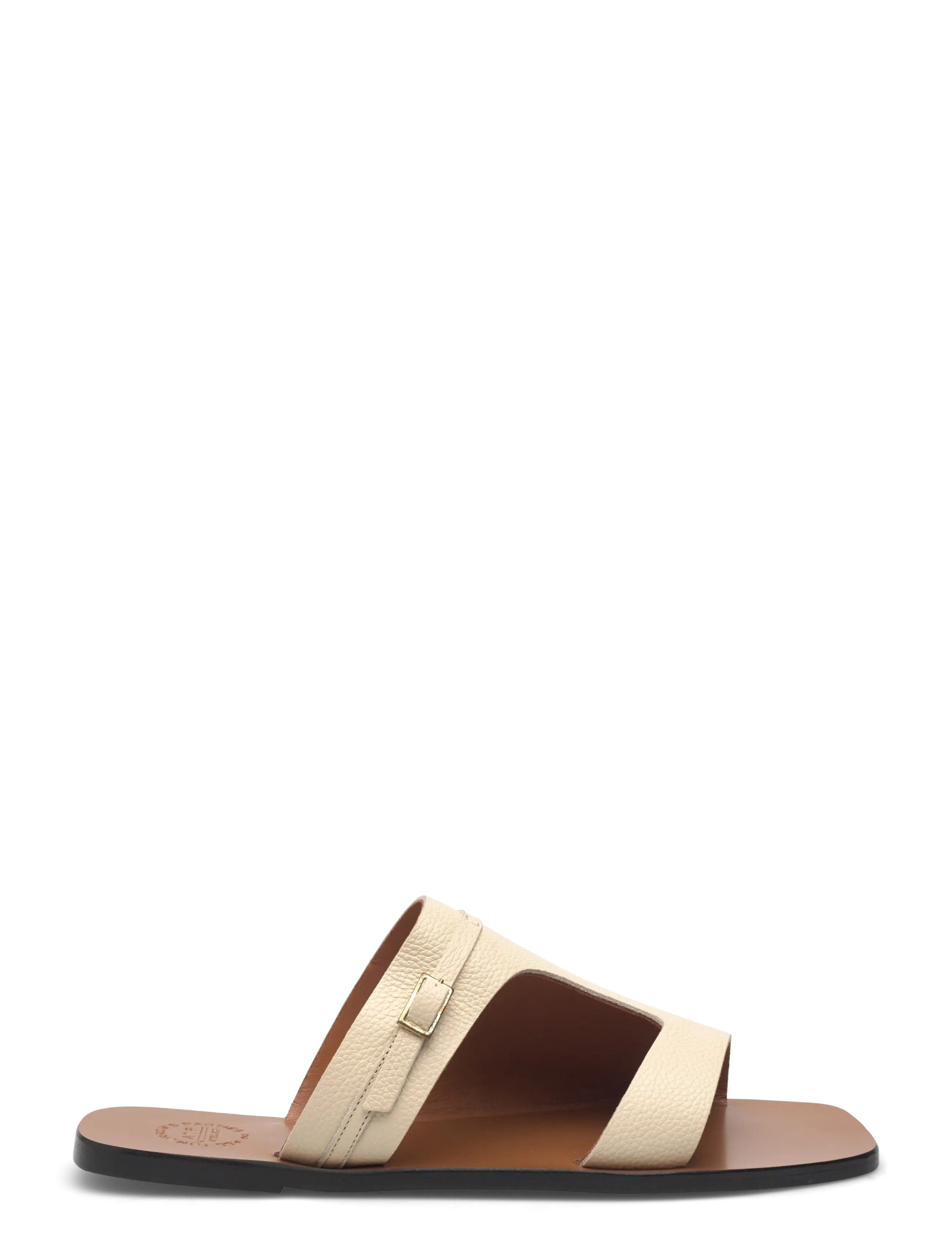 ATP Atelier - Varna Mandorla Grained Calf - flade mules - mandorla - 2