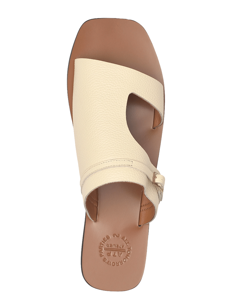 ATP Atelier - Varna Mandorla Grained Calf - flade sandaler - mandorla - 4