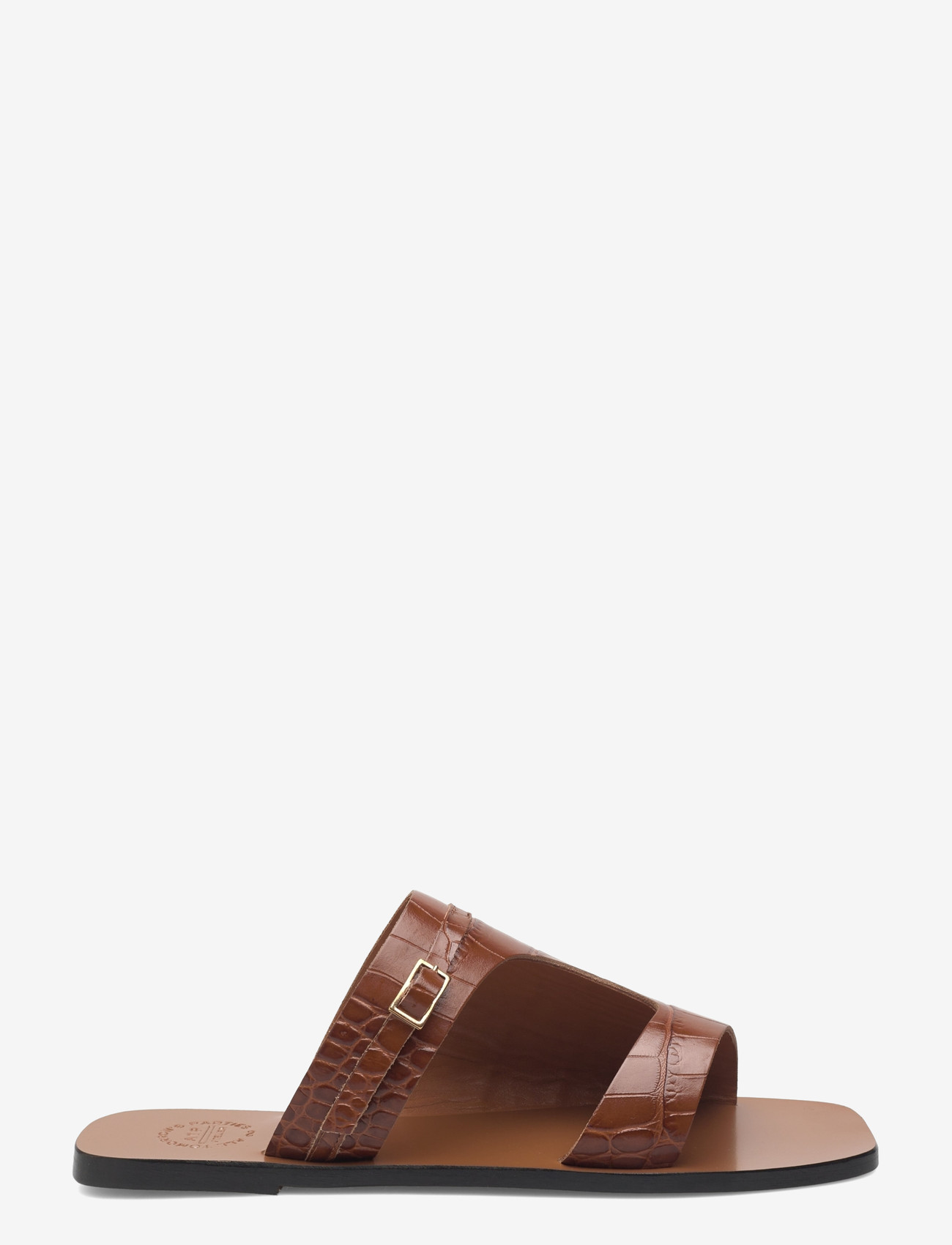 ATP Atelier - Varna Cannella Printed Croco - flade sandaler - cannella - 1
