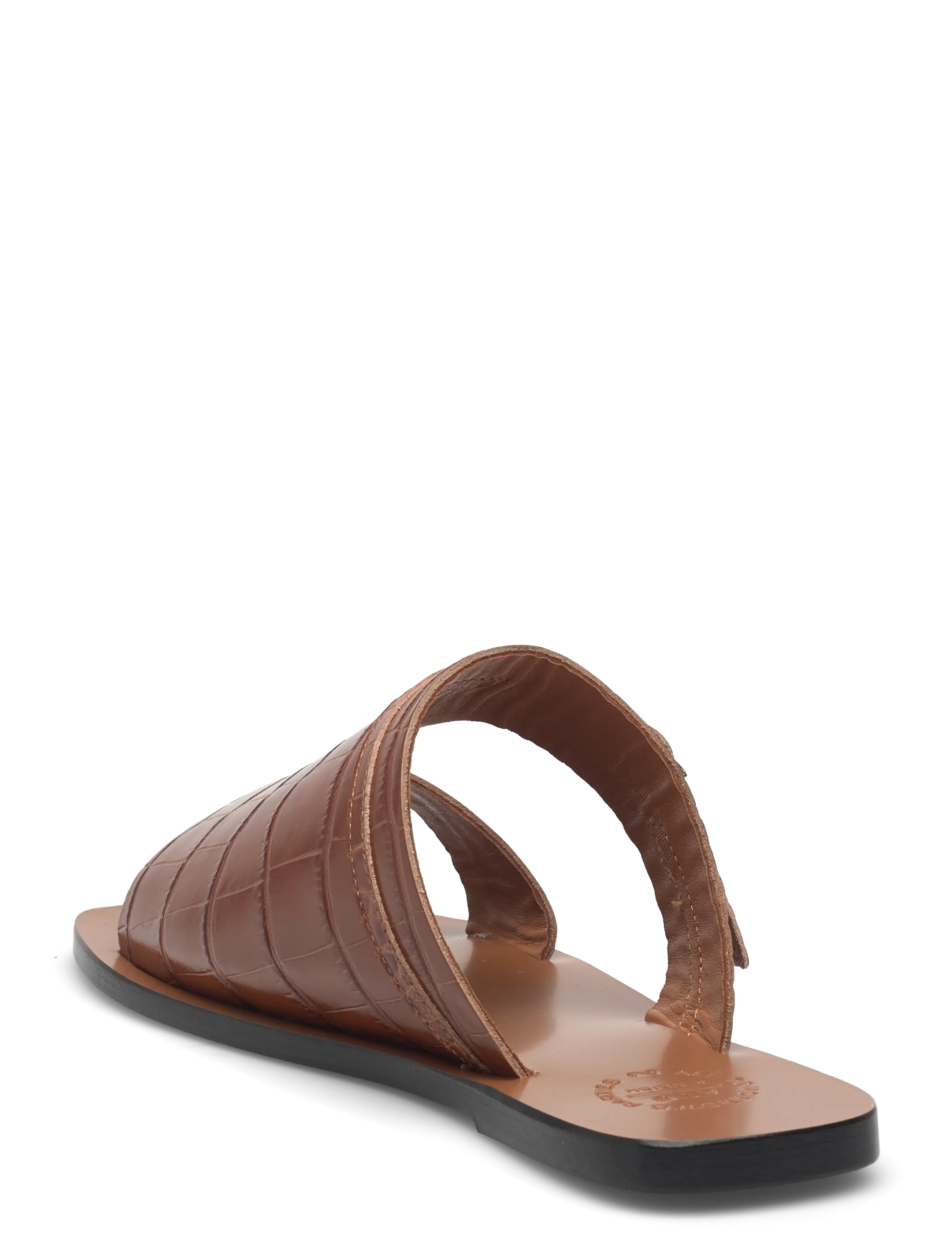 ATP Atelier - Varna Cannella Printed Croco - flat sandals - cannella - 2