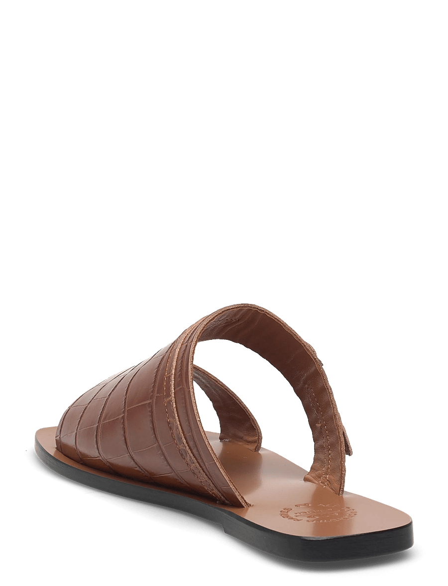 ATP Atelier - Varna Cannella Printed Croco - flade sandaler - cannella - 2