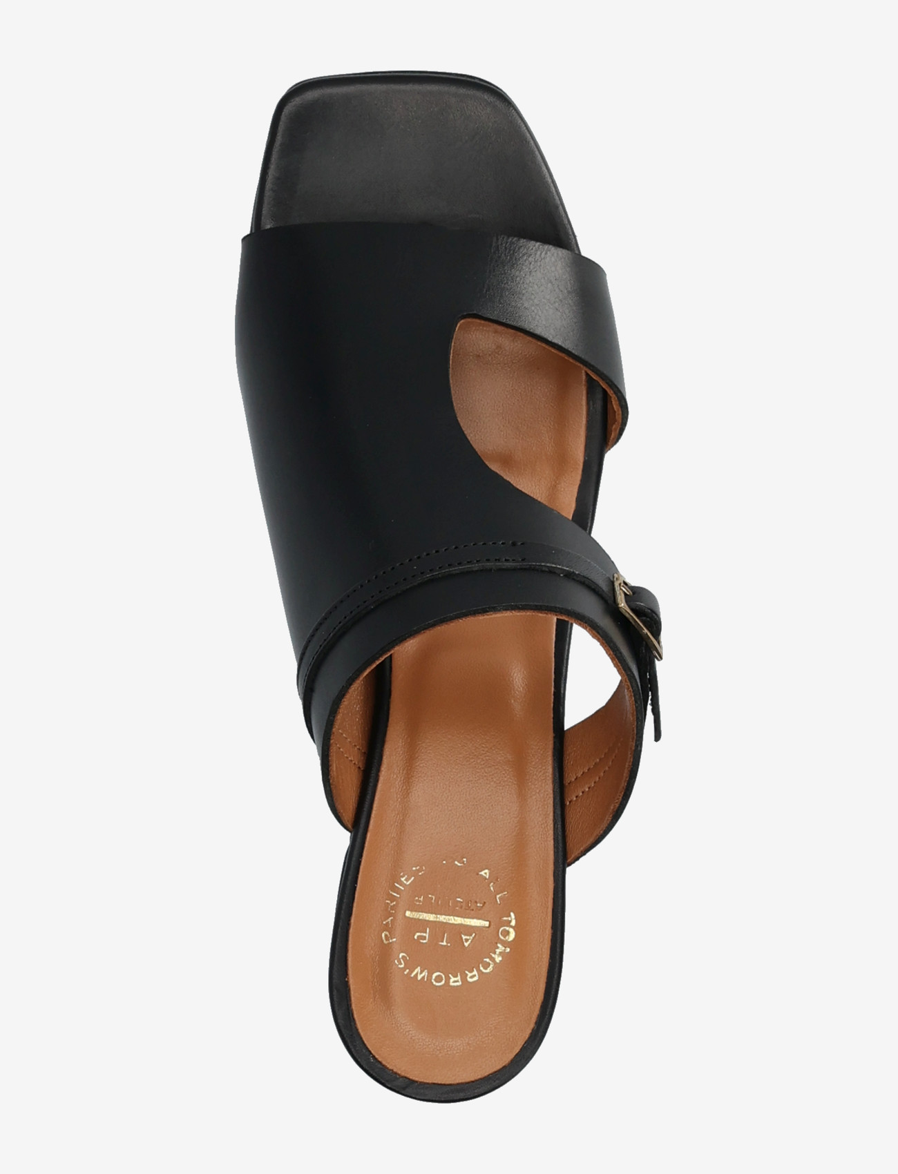 ATP Atelier - Ossana Black Vacchetta - mules med hæle - black - 3