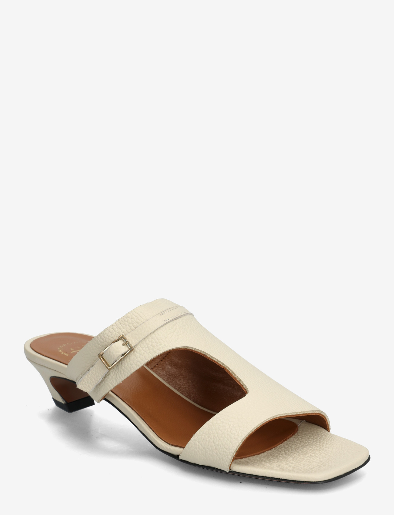 ATP Atelier - Ossana Mandorla Grained Calf - mules med klack - mandorla - 0