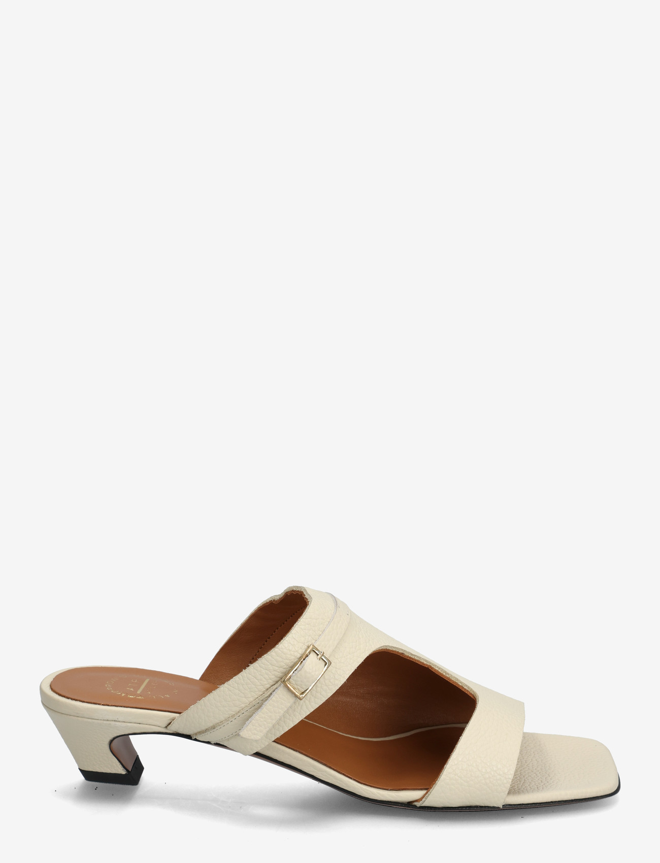 ATP Atelier - Ossana Mandorla Grained Calf - mules med klack - mandorla - 1