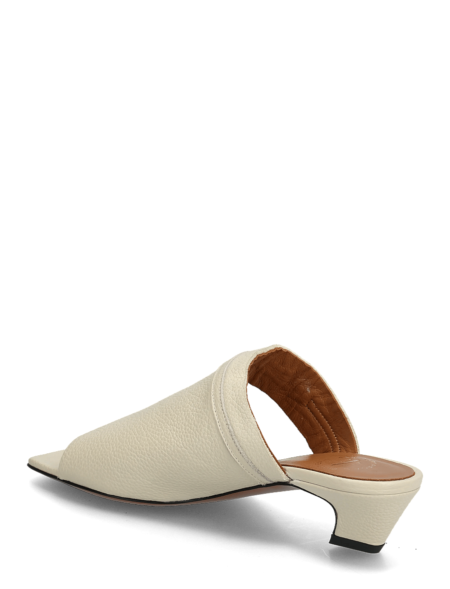 ATP Atelier - Ossana Mandorla Grained Calf - mules med hæle - mandorla - 2