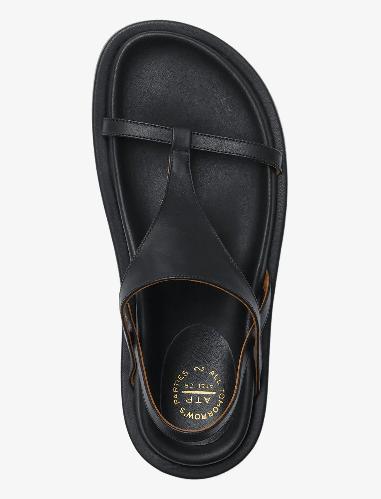 ATP Atelier - Ultimo Black Calf - flade sandaler - black - 3