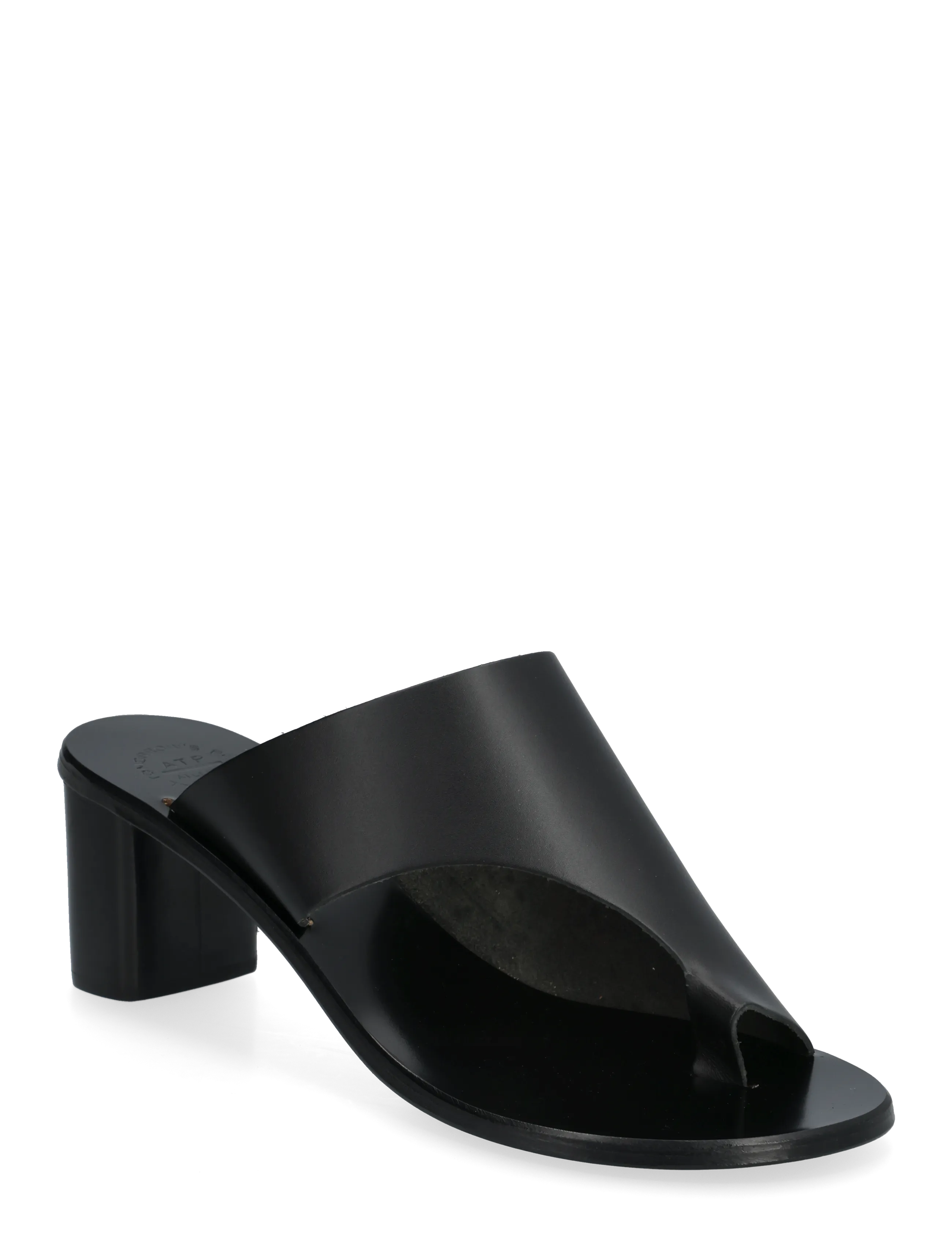 ATP Atelier Rosate Black Vacchetta - Slipons med hæl - BLACK / black