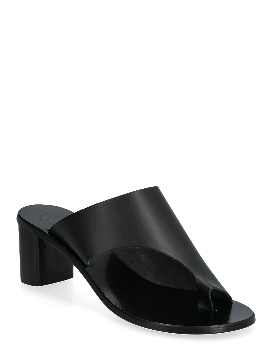 ATP Atelier - Rosate Black Vacchetta - mules med hæle - black - 1