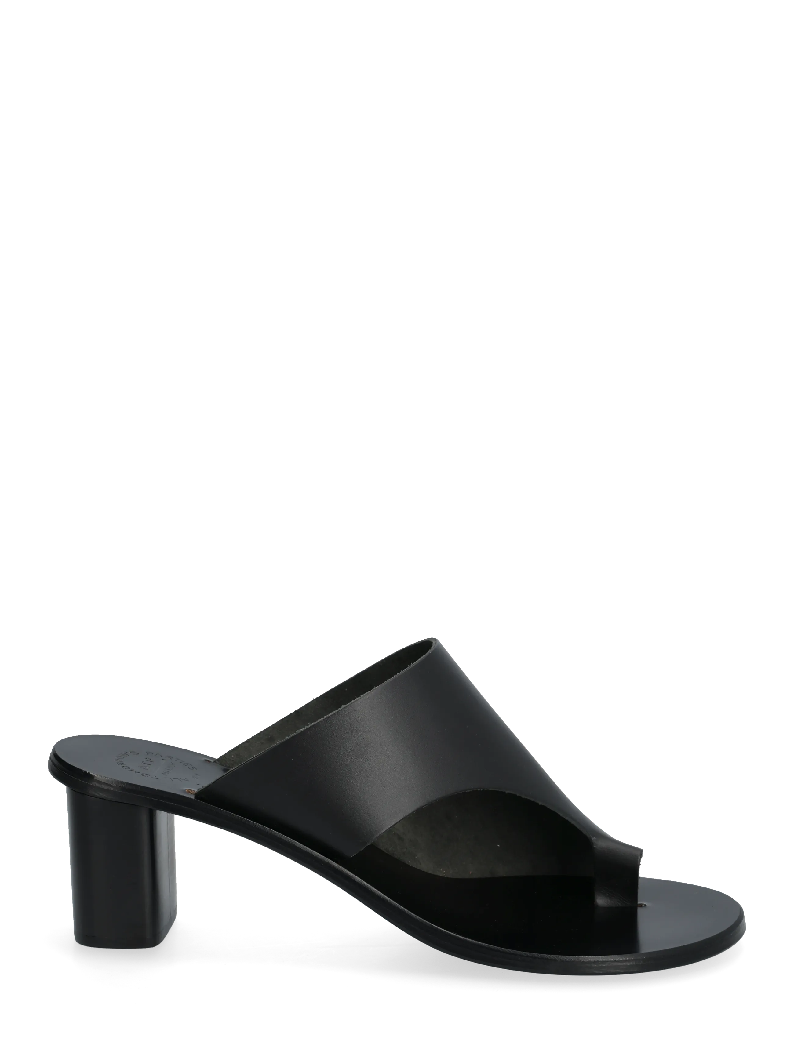 ATP Atelier - Rosate Black Vacchetta - heeled mules - black - 2