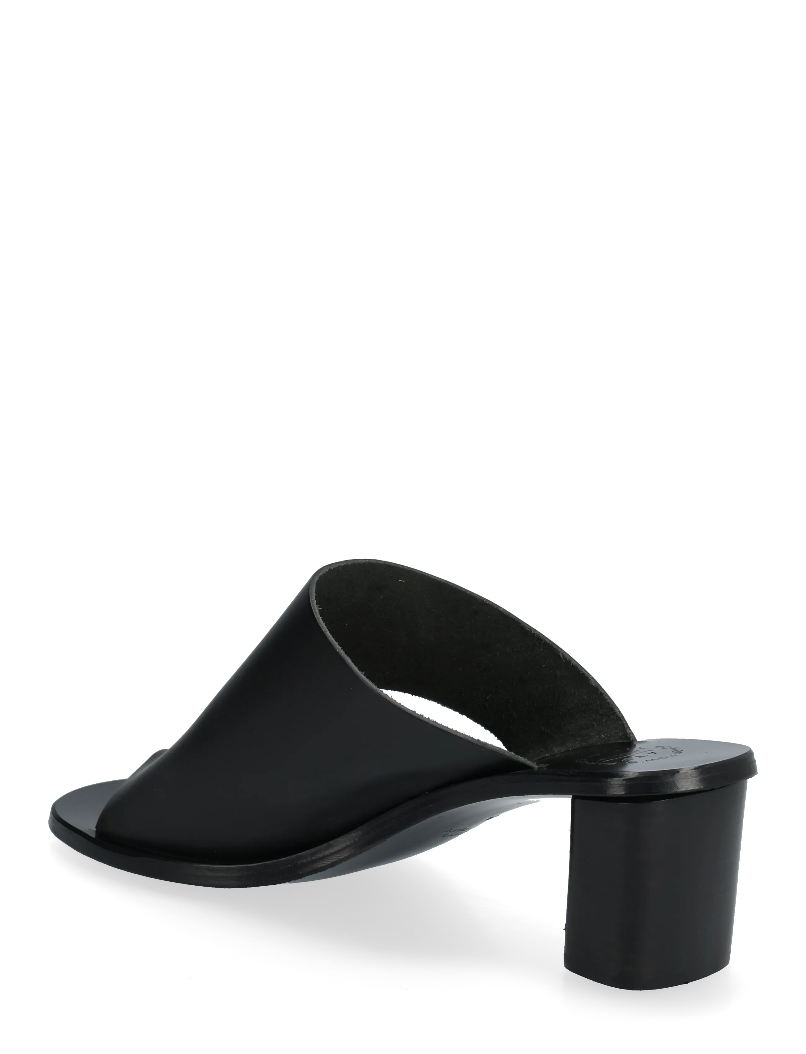 ATP Atelier - Rosate Black Vacchetta - heeled mules - black - 3