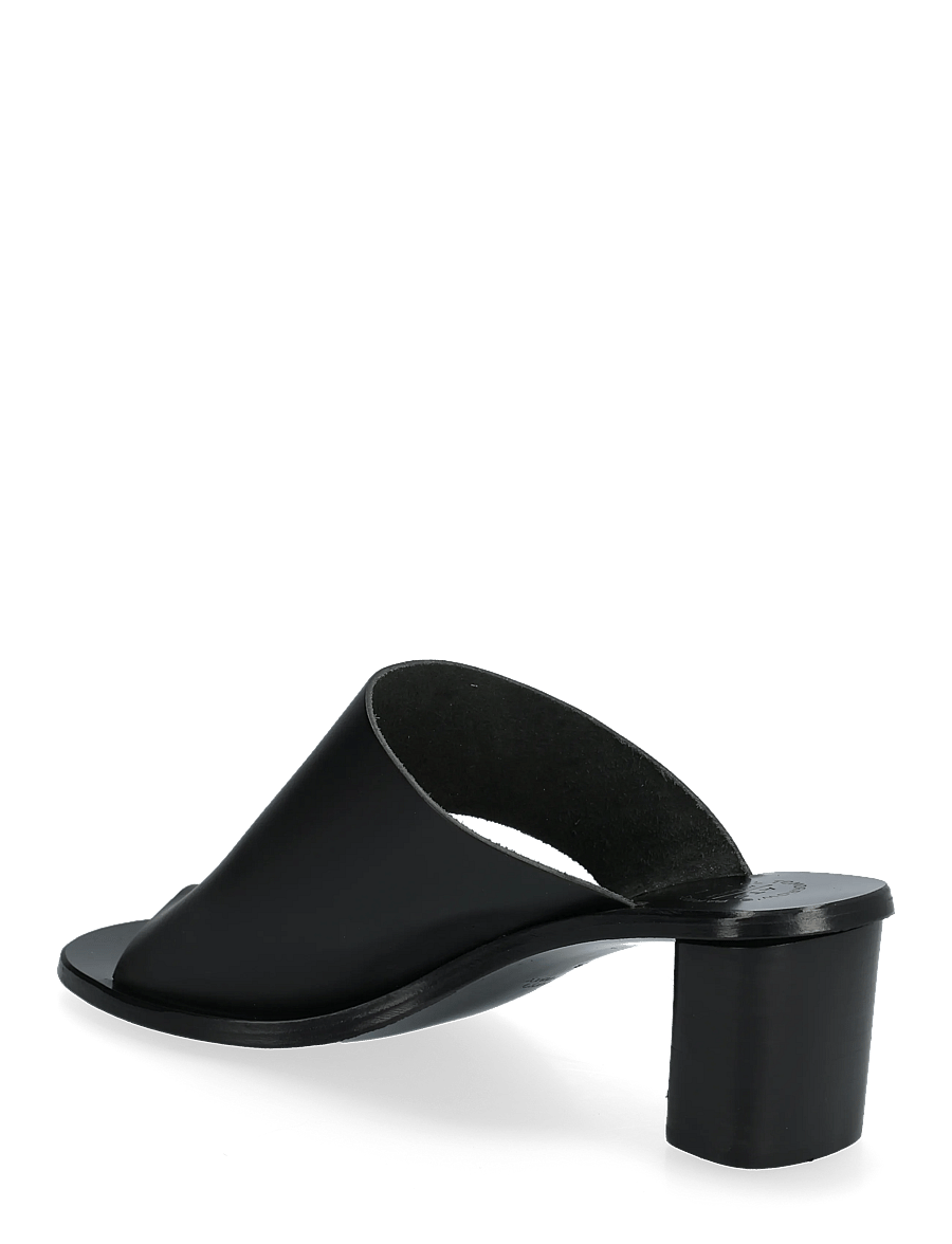 ATP Atelier - Rosate Black Vacchetta - mules med hæle - black - 3