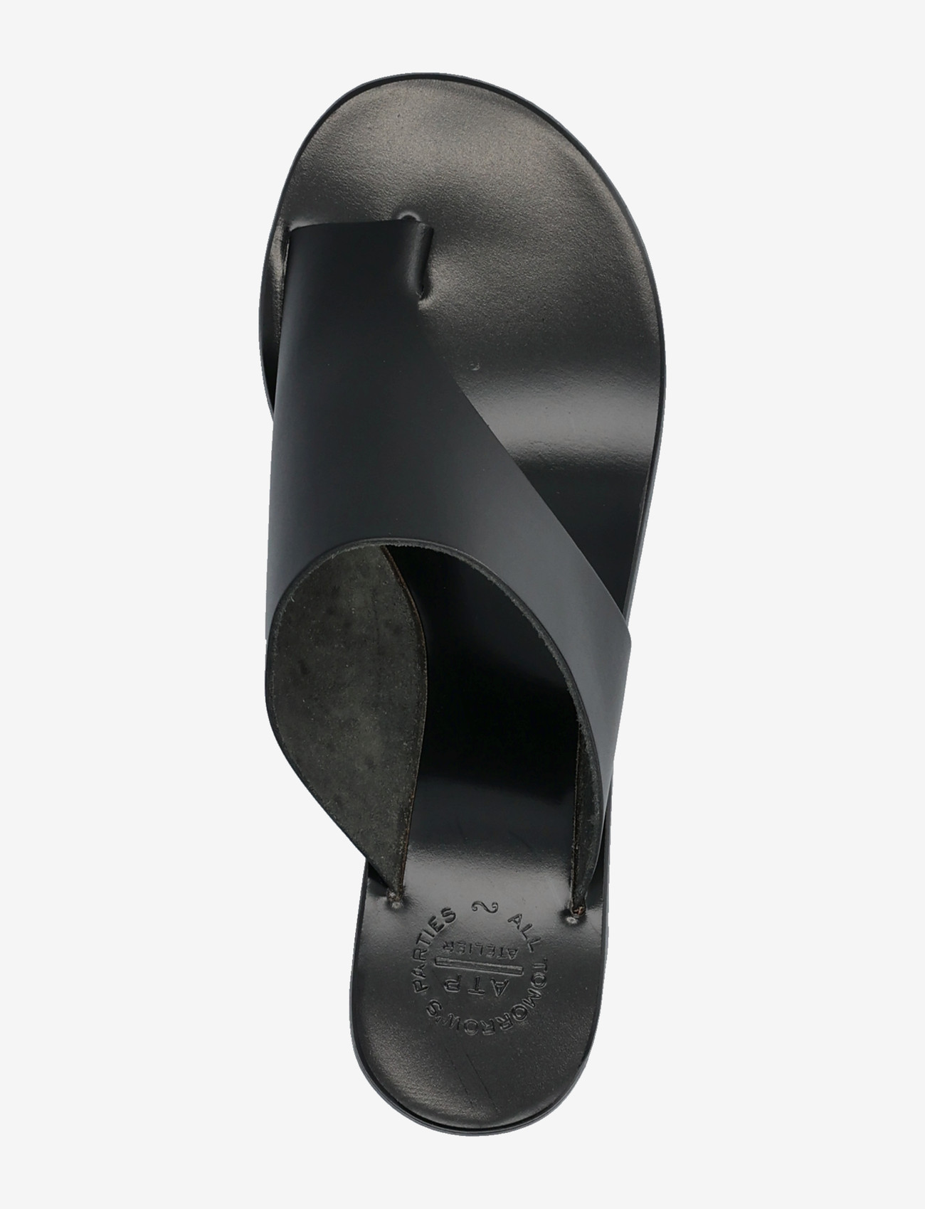 ATP Atelier - Rosate Black Vacchetta - mules med hæle - black - 4
