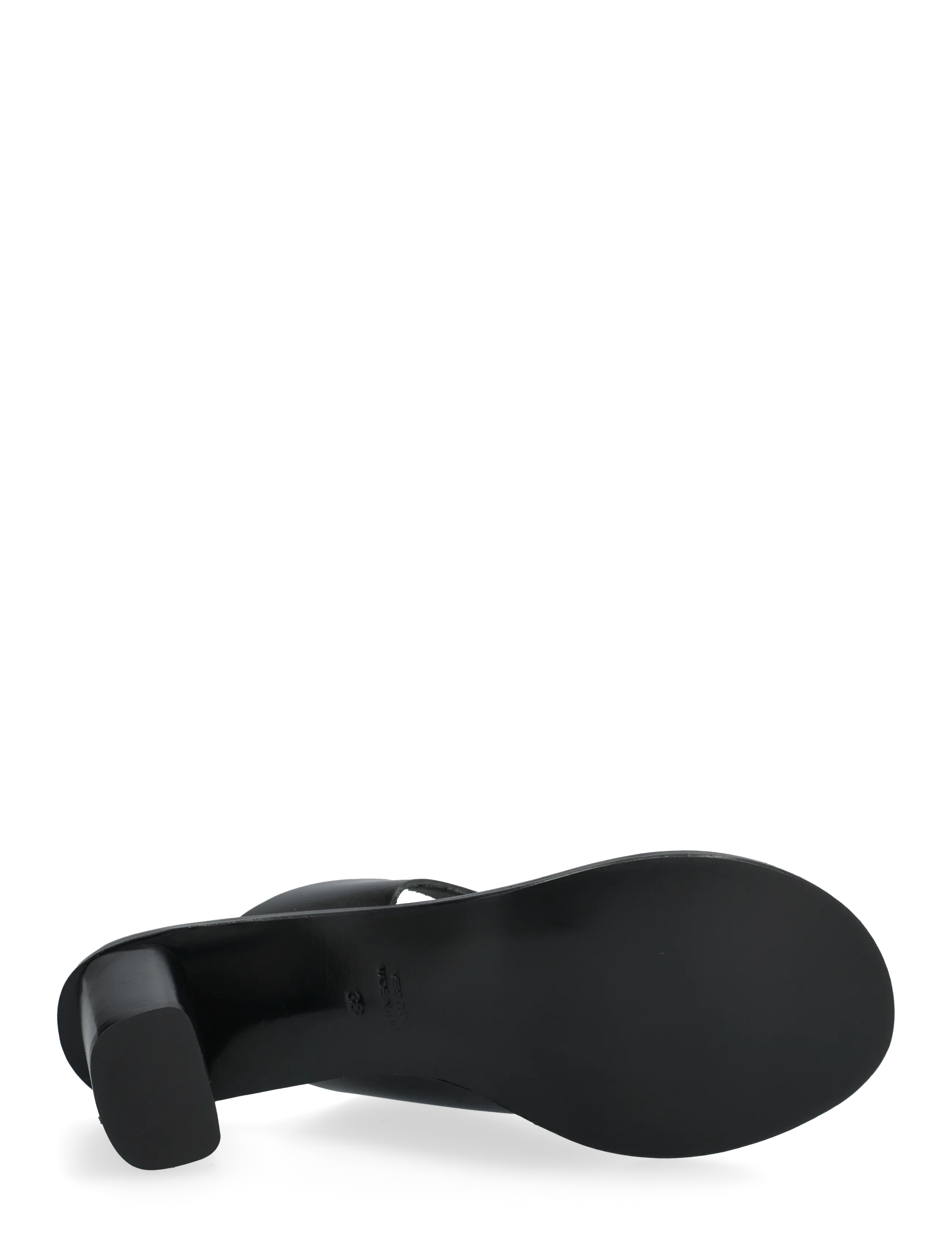 ATP Atelier - Rosate Black Vacchetta - heeled mules - black - 5
