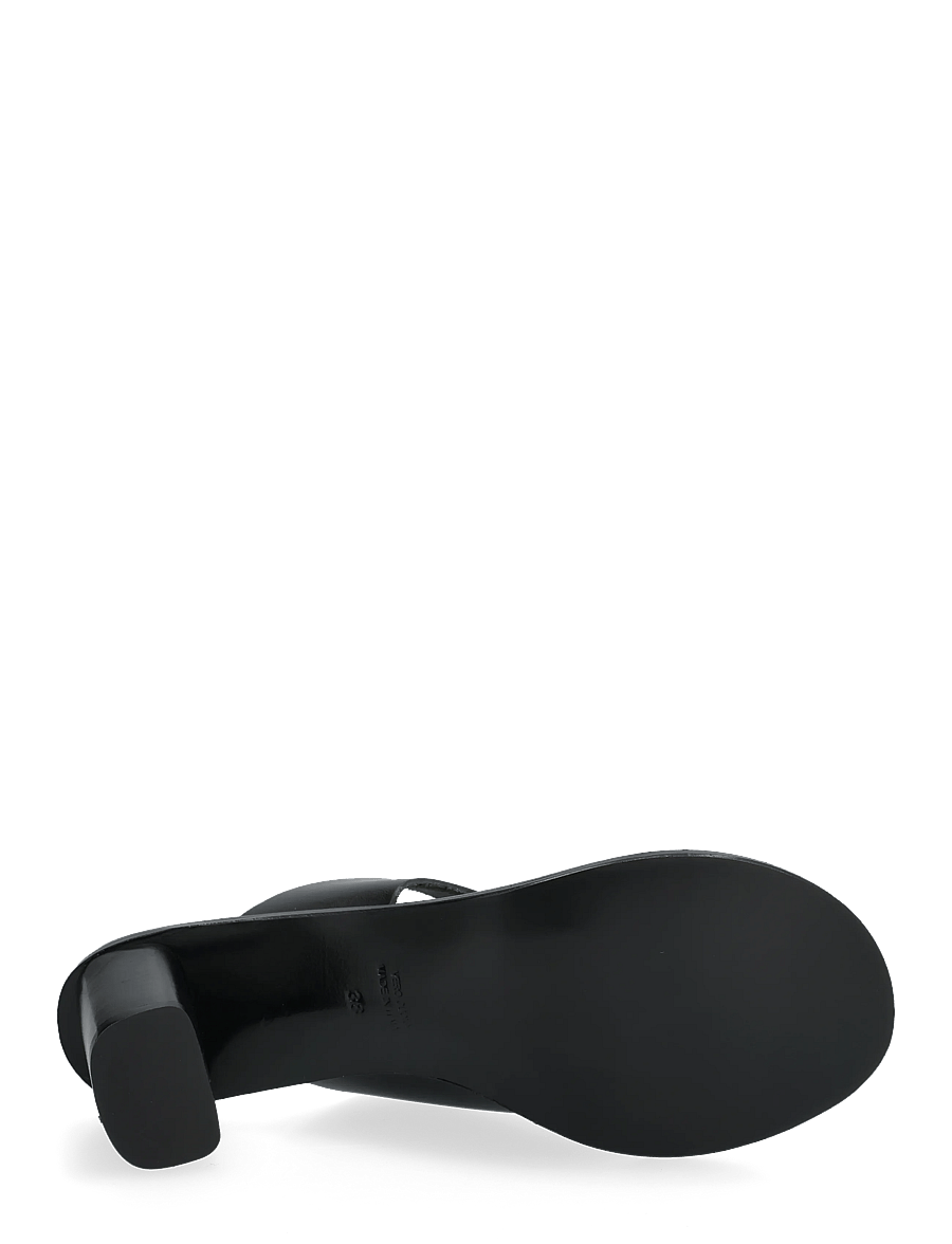 ATP Atelier - Rosate Black Vacchetta - mules med hæle - black - 5