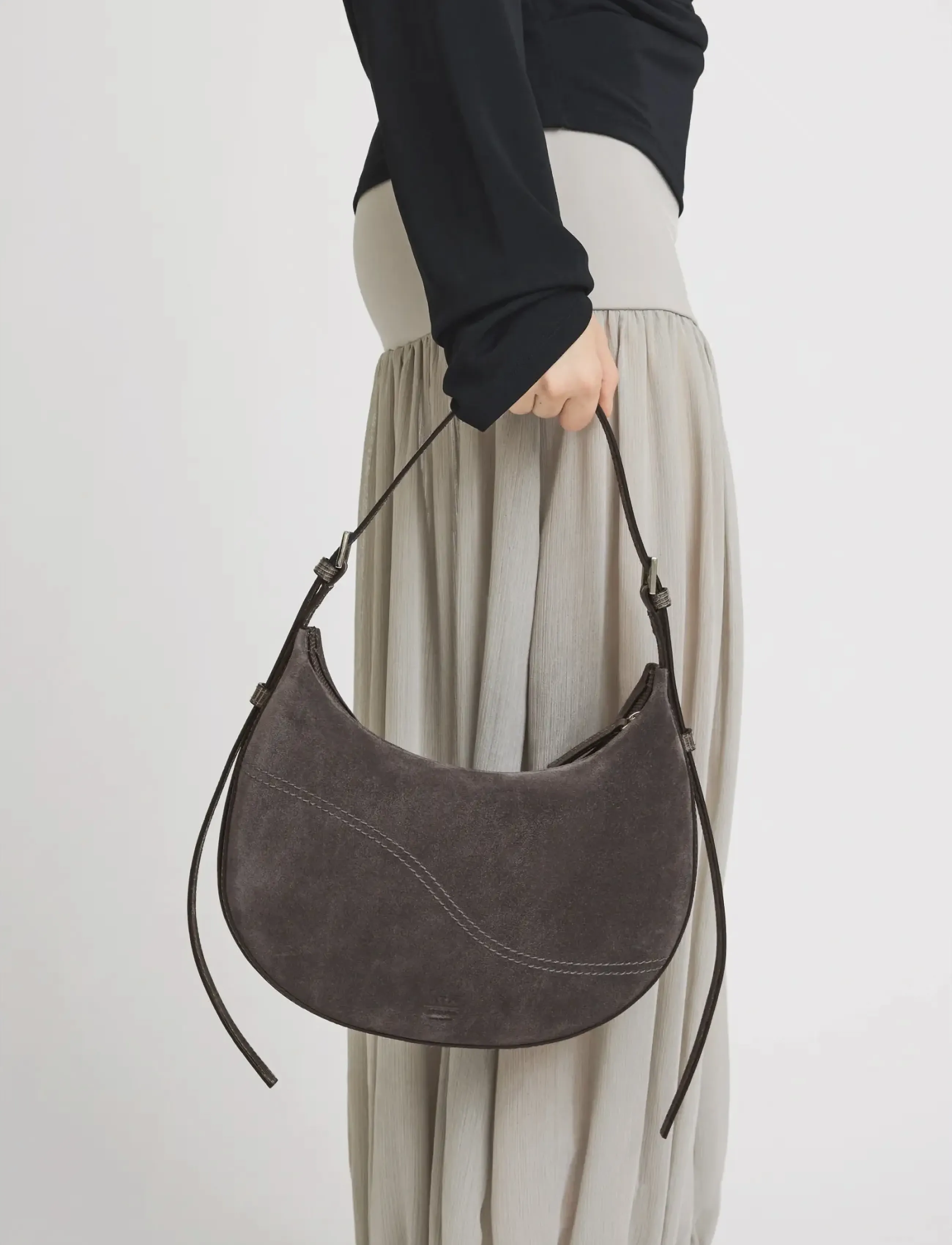 ATP Atelier - Liveri Peltro Suede/Printed Lizard - fashion trends - peltro - 2