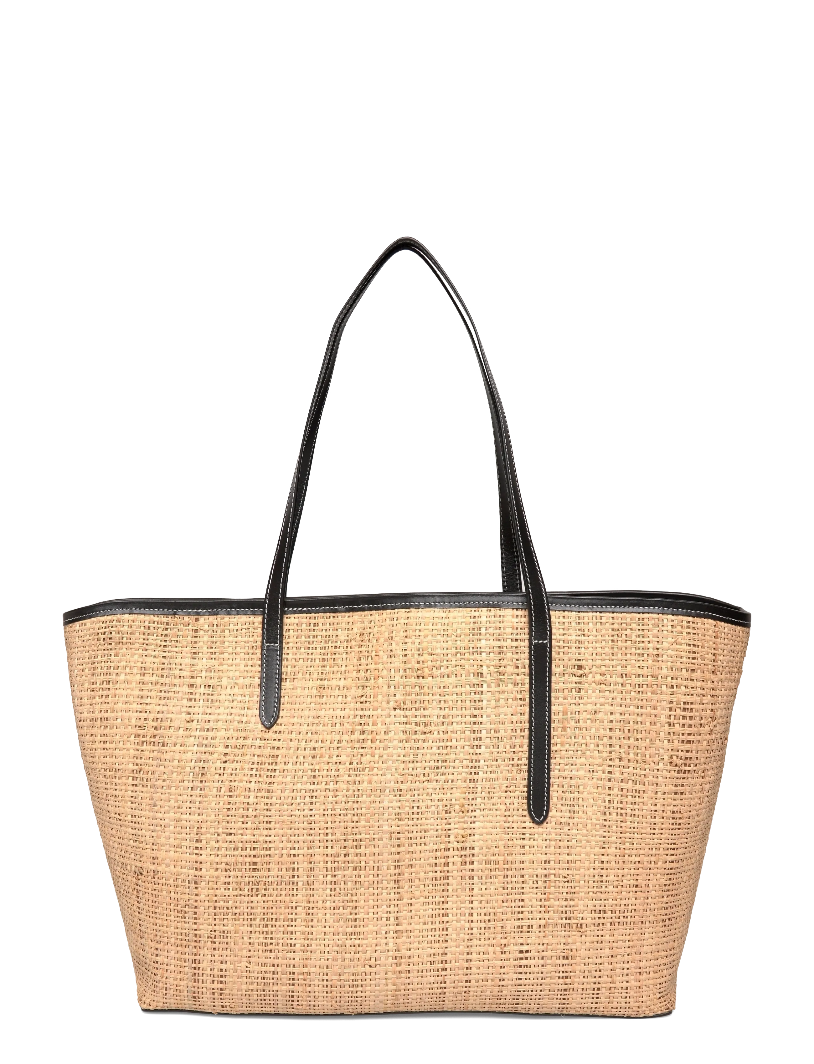 Eraclea Natural/Black Raffia/Vacchetta 2