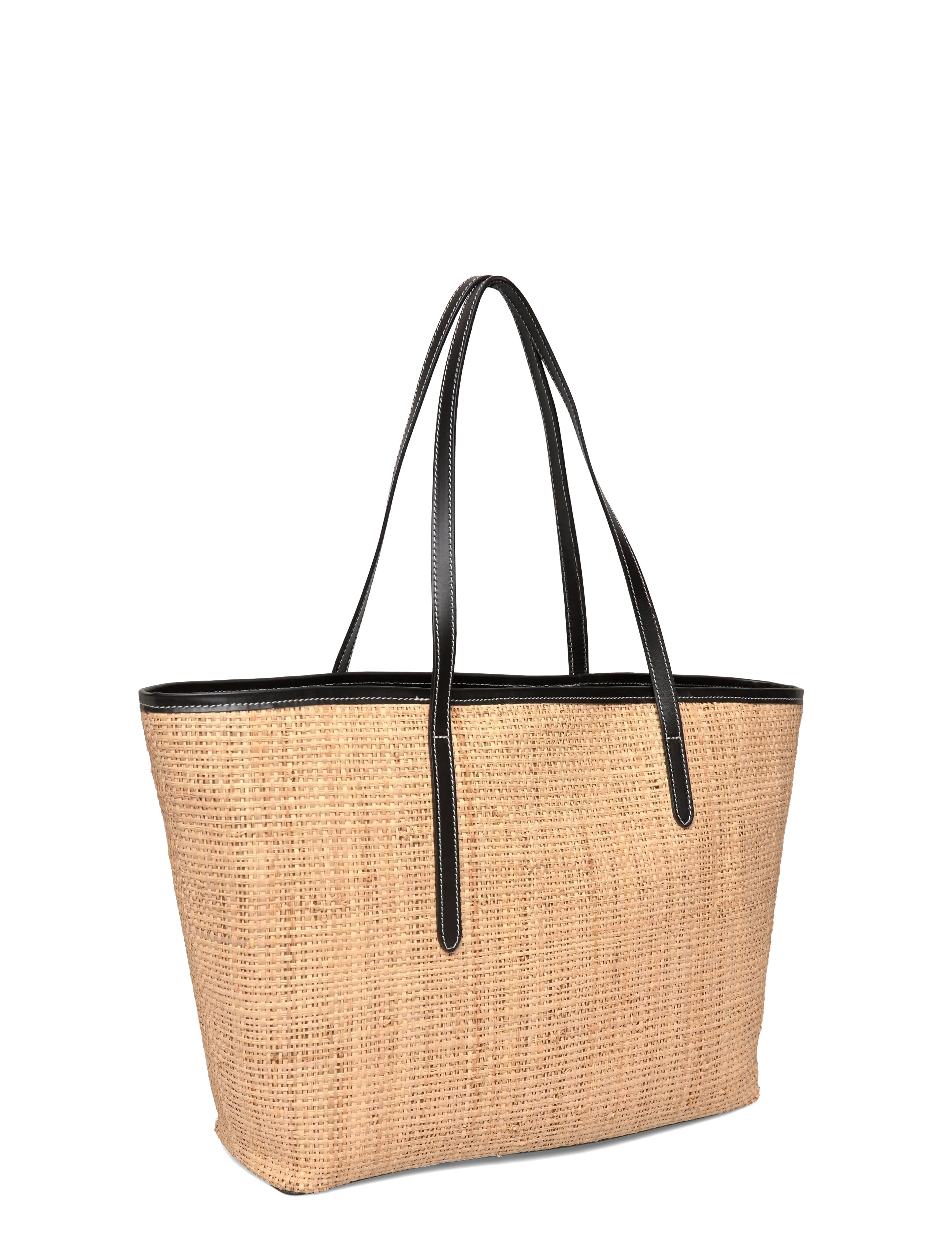 Eraclea Natural/Black Raffia/Vacchetta 3